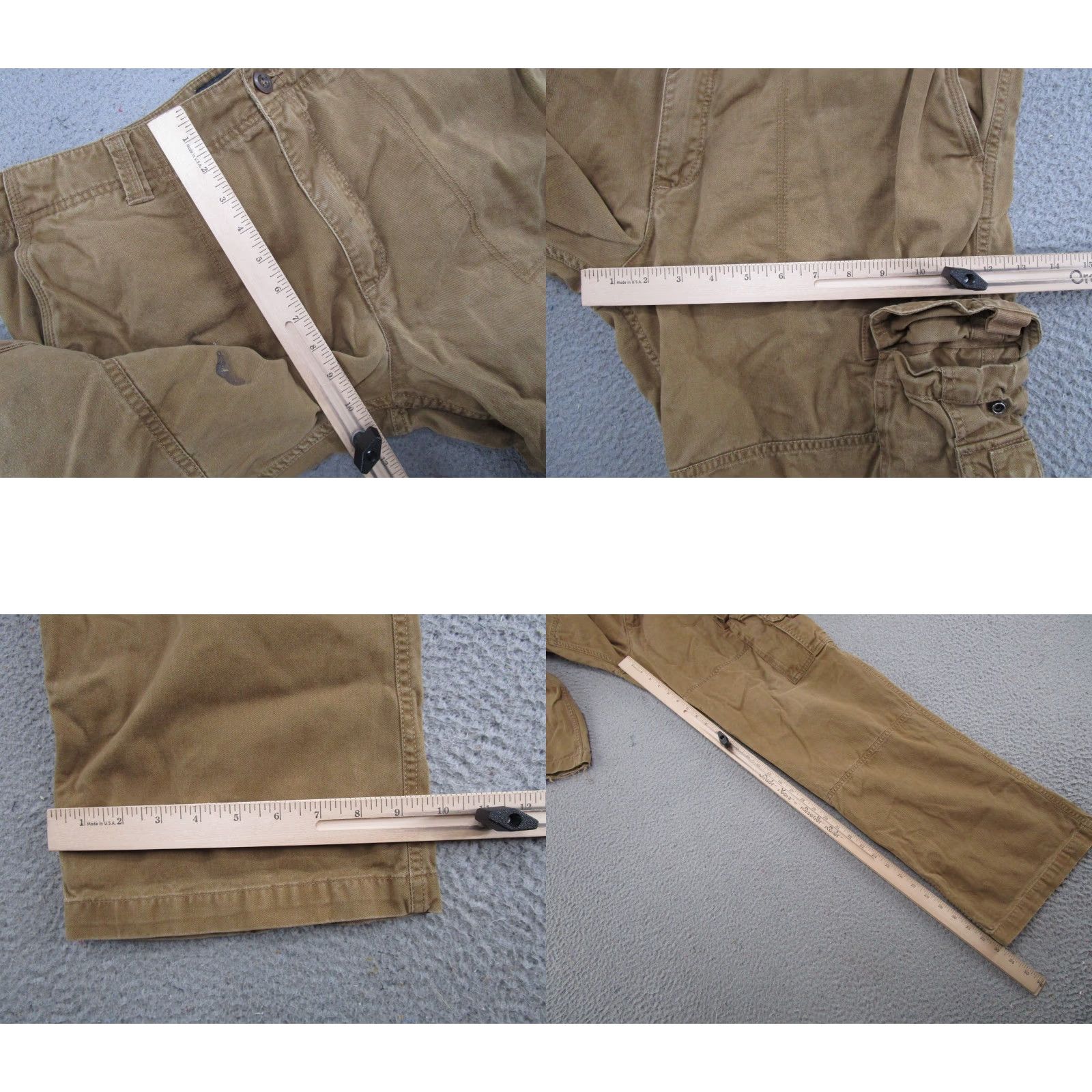 Old Navy Old Navy Y2K Loose Brown Cargo Pants 36x34 Utility Workwear Skater Grunge Size US 36 / EU 52 - 8 Thumbnail