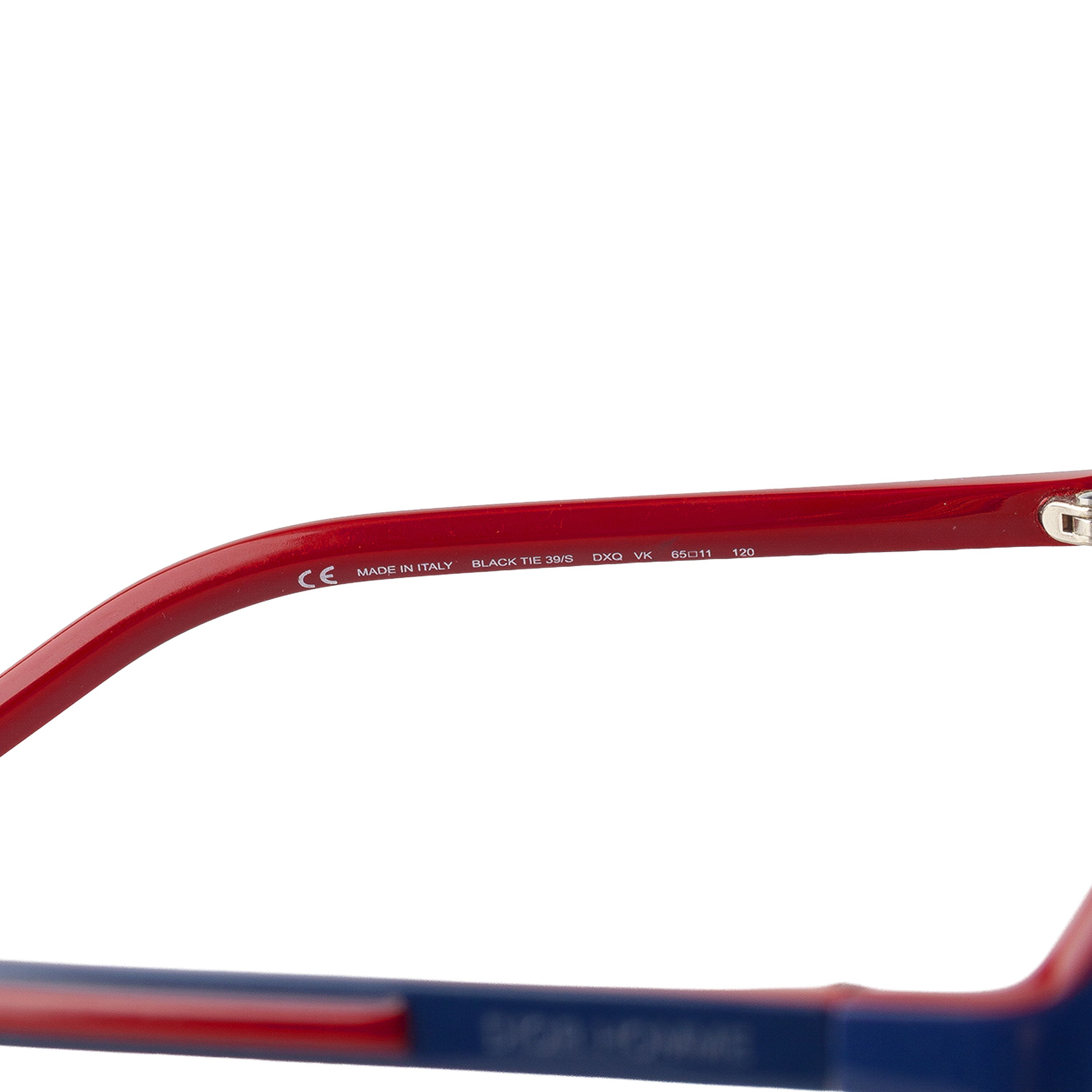 Dior Dior Homme "BLACK TIE" 39/S DXQ VK Navy/Red Sunglasses Size ONE SIZE - 9 Thumbnail