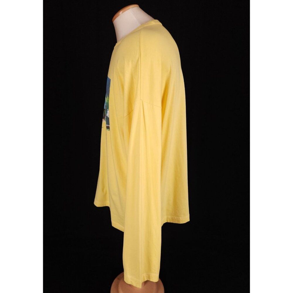 Other Vivendii Organic Cotton Long Sleeve T-Shirt L Mens Yellow Size US L / EU 52-54 / 3 - 5 Thumbnail