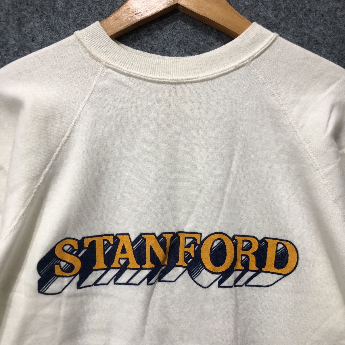 Vintage Vintage 80s STANFORD Sweatshirt Size US M / EU 48-50 / 2 - 2 Thumbnail