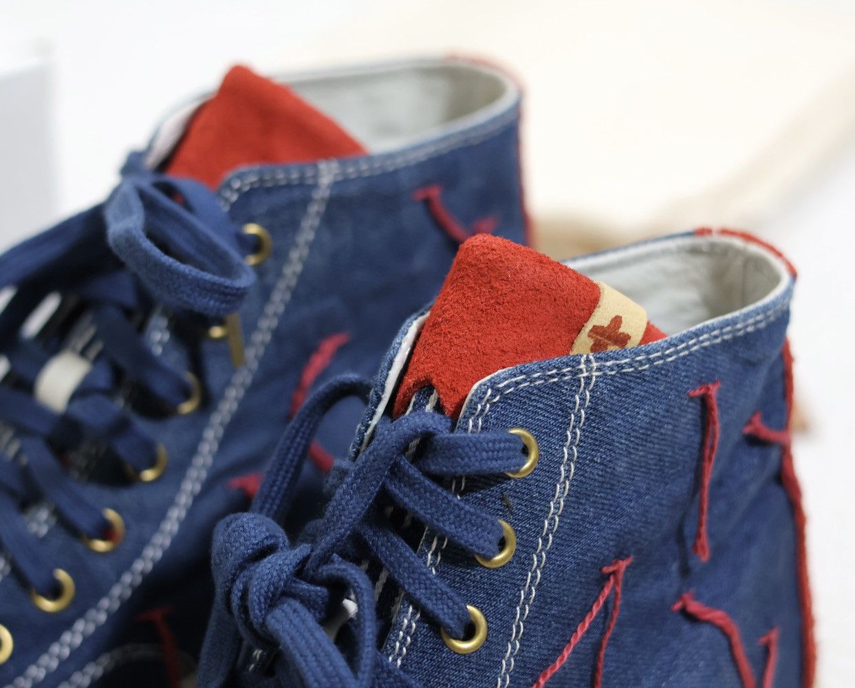 Visvim Visvim Skagway Hi Denim Patchwork Folk （indigo）us8.5 Size US 8.5 / EU 41-42 - 6 Thumbnail