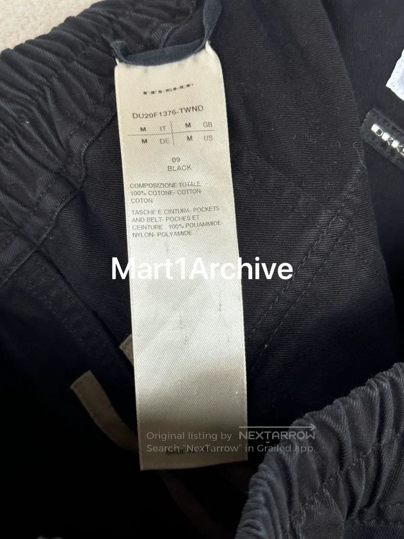 Rick Owens RICK OWENS size M Classic Black Double Ring Pants Size US 27 - 6 Thumbnail