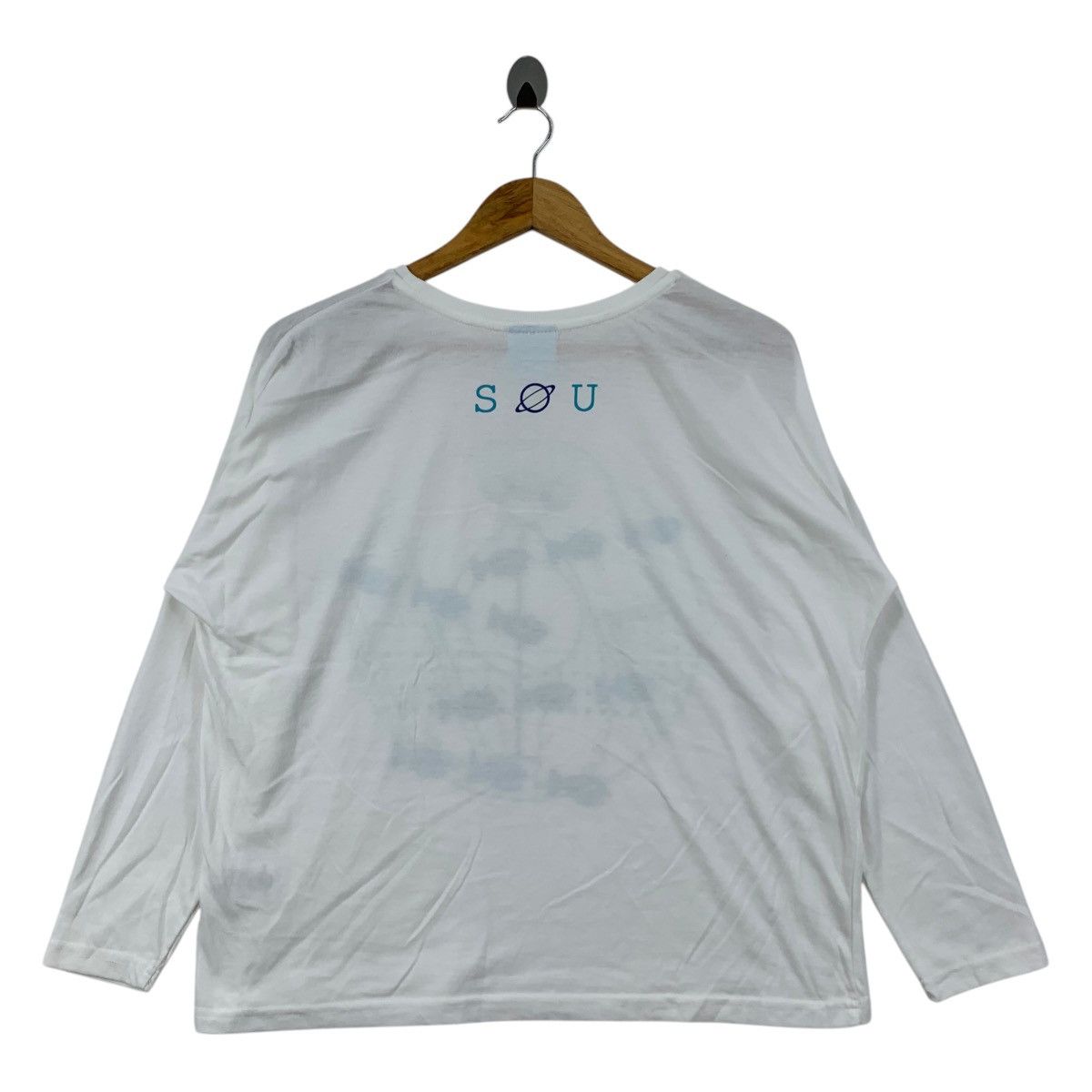 Japanese Brand SOU Japanese Brand Anime Drawings Print White Shirt Size US L / EU 52-54 / 3 - 2 Thumbnail