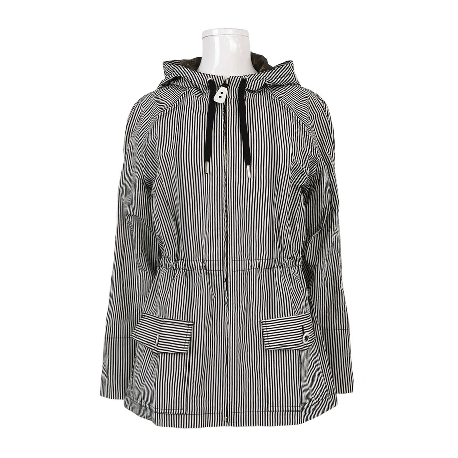 Louis Vuitton Louis Vuitton Striped Hooded Jacket Size 36 Size XS / US 0-2 / IT 36-38 - 1 Thumbnail
