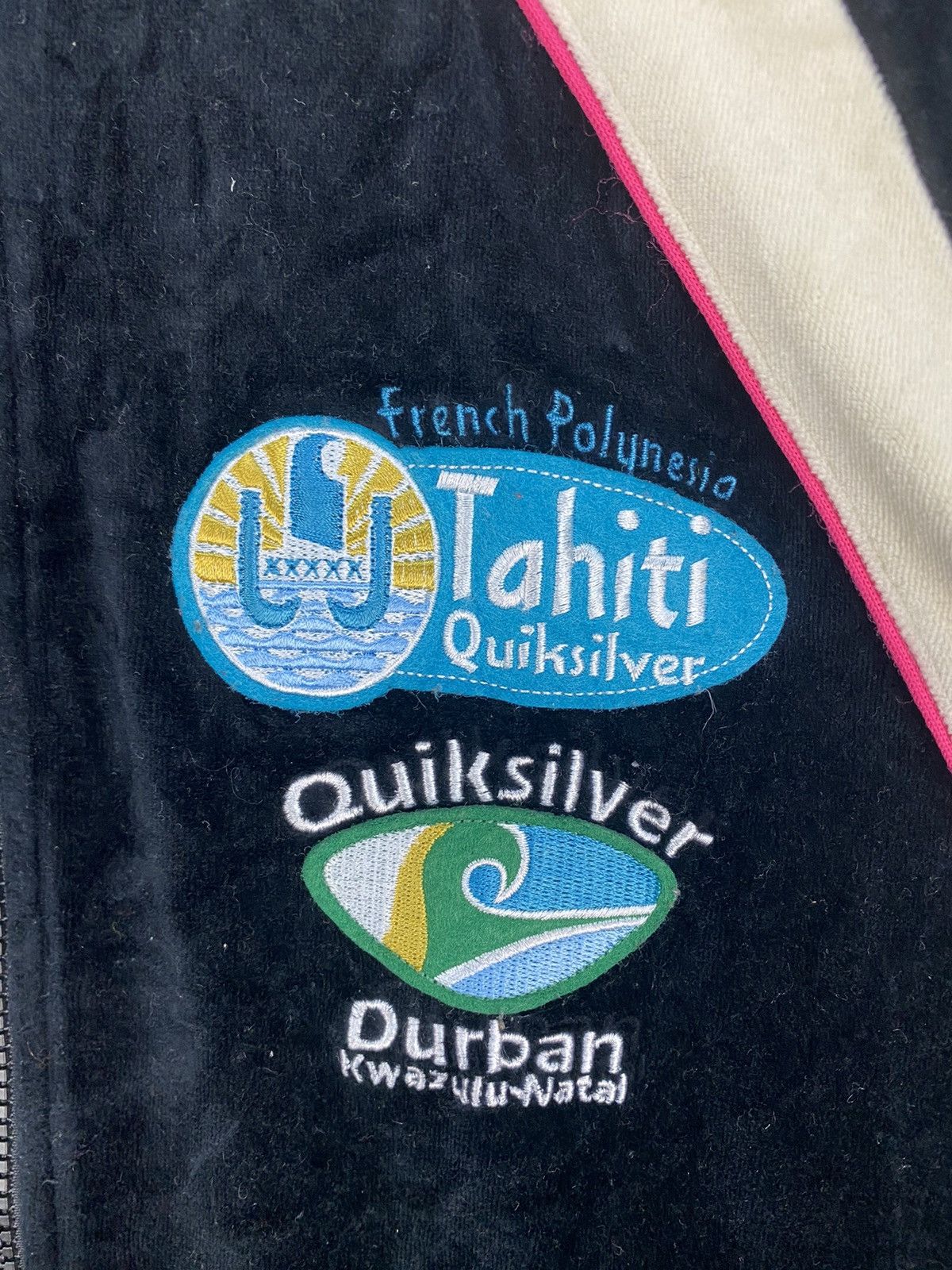 Quiksilver Vintage Quiksilver Huntington Beach California Tracktop Size US L / EU 52-54 / 3 - 5 Thumbnail