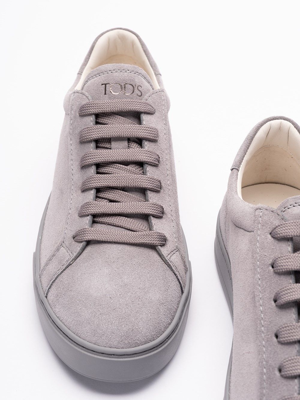 Tod's o1s22i1n0325 Suede Suede Lace-up Shoes in Mouse Grey Size US 7 / EU 40 - 5 Thumbnail