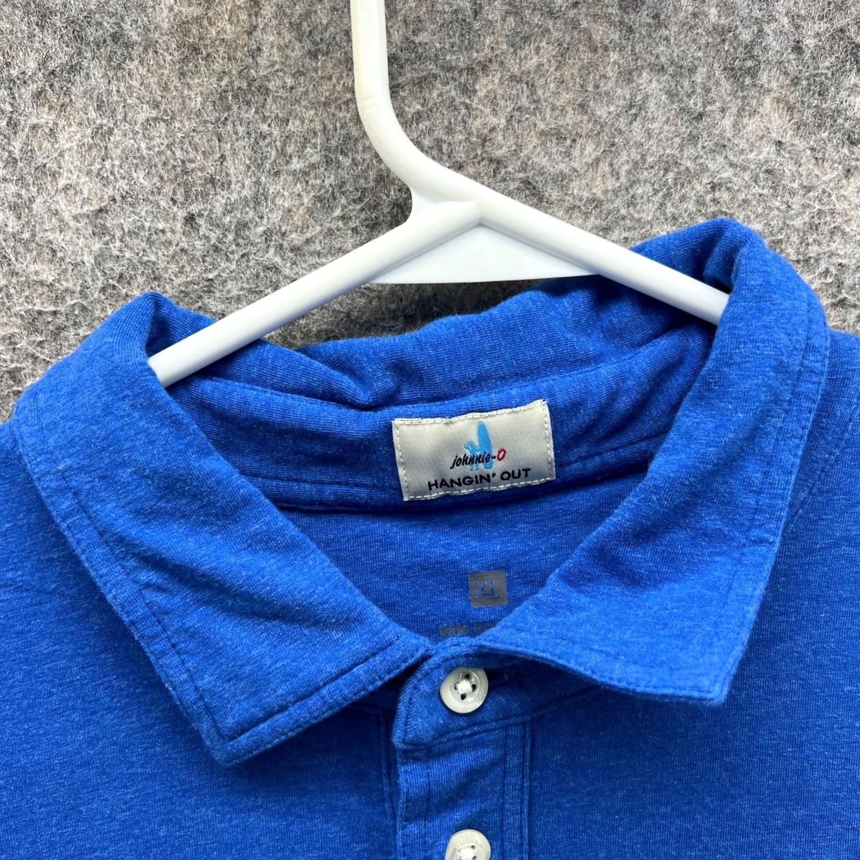 johnnie-O VINTAGE Johnnie O Polo Shirt Mens XL Blue Embroidery Logo Hangin Out Florida Gators Size US XL / EU 56 / 4 - 6 Thumbnail