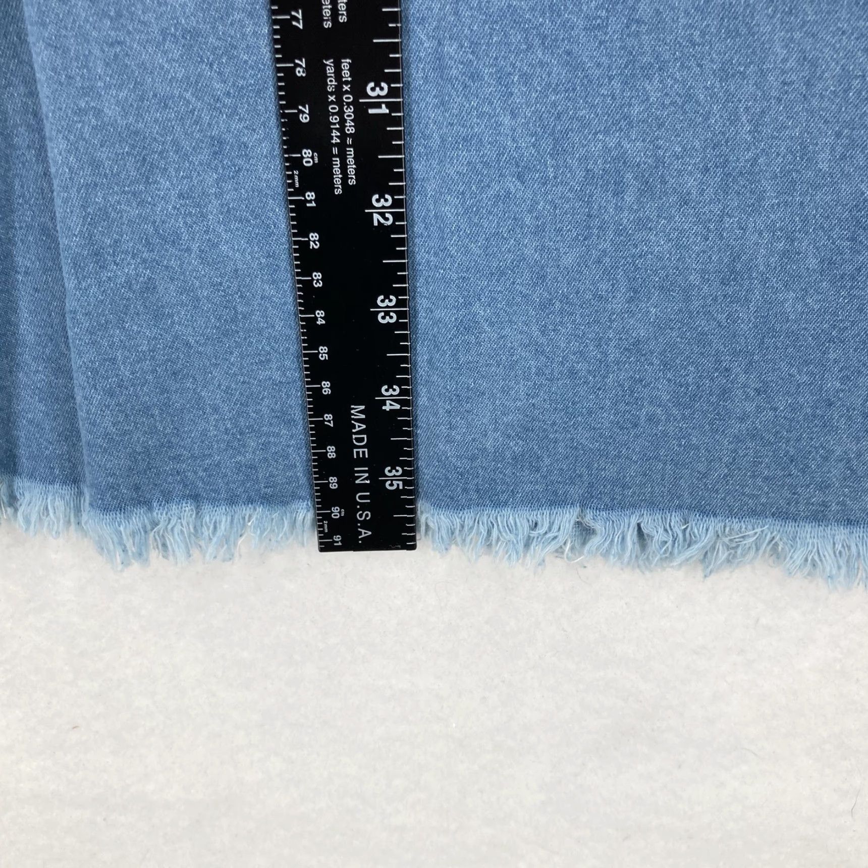 Show Me Your MuMu VINTAGE Show Me Your MuMu Denim Shirt Dress Womens XL Blue Louisiana Raw Hem Long Sleeve Size XL / US 12-14 / IT 48-50 - 6 Thumbnail