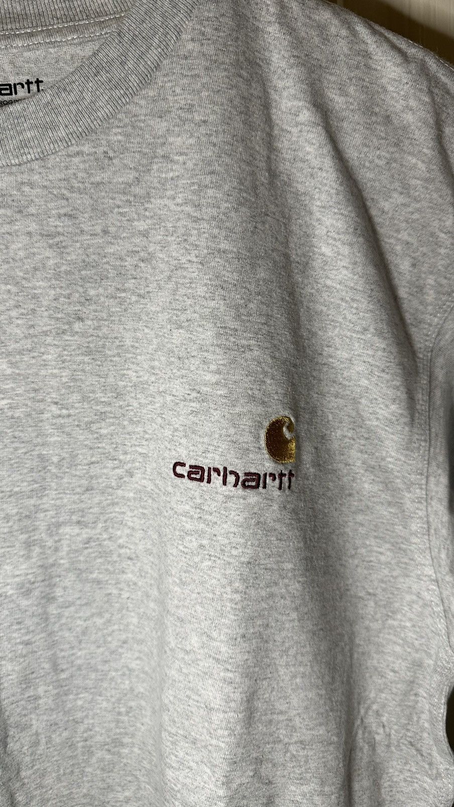Carhartt Wip American Script Long Sleeve T-Shirt Size US M / EU 48-50 / 2 - 3 Thumbnail