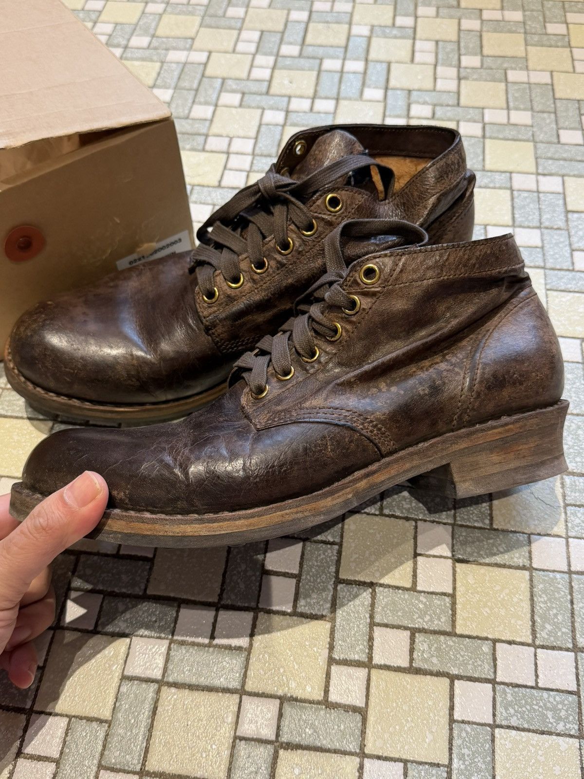 Visvim ICT brigadier boots kngr Size US 8 / EU 41 - 1 Thumbnail