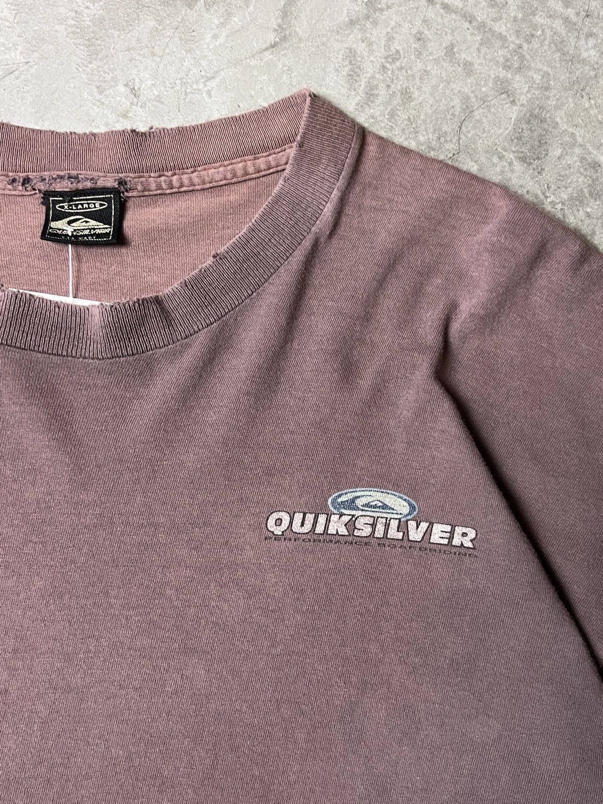 Quiksilver Vintage 1990s Quiksilver Faded single stitch Size US XL / EU 56 / 4 - 5 Thumbnail