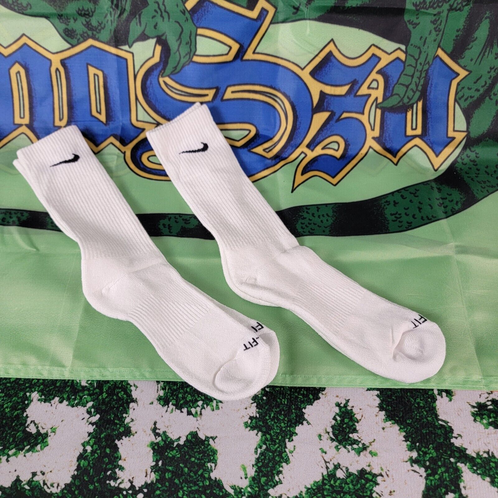 Nike Nike Men's Socks Dri-Fit Everyday Cushioned Crew 2 pr Sz L Size ONE SIZE - 1 Thumbnail