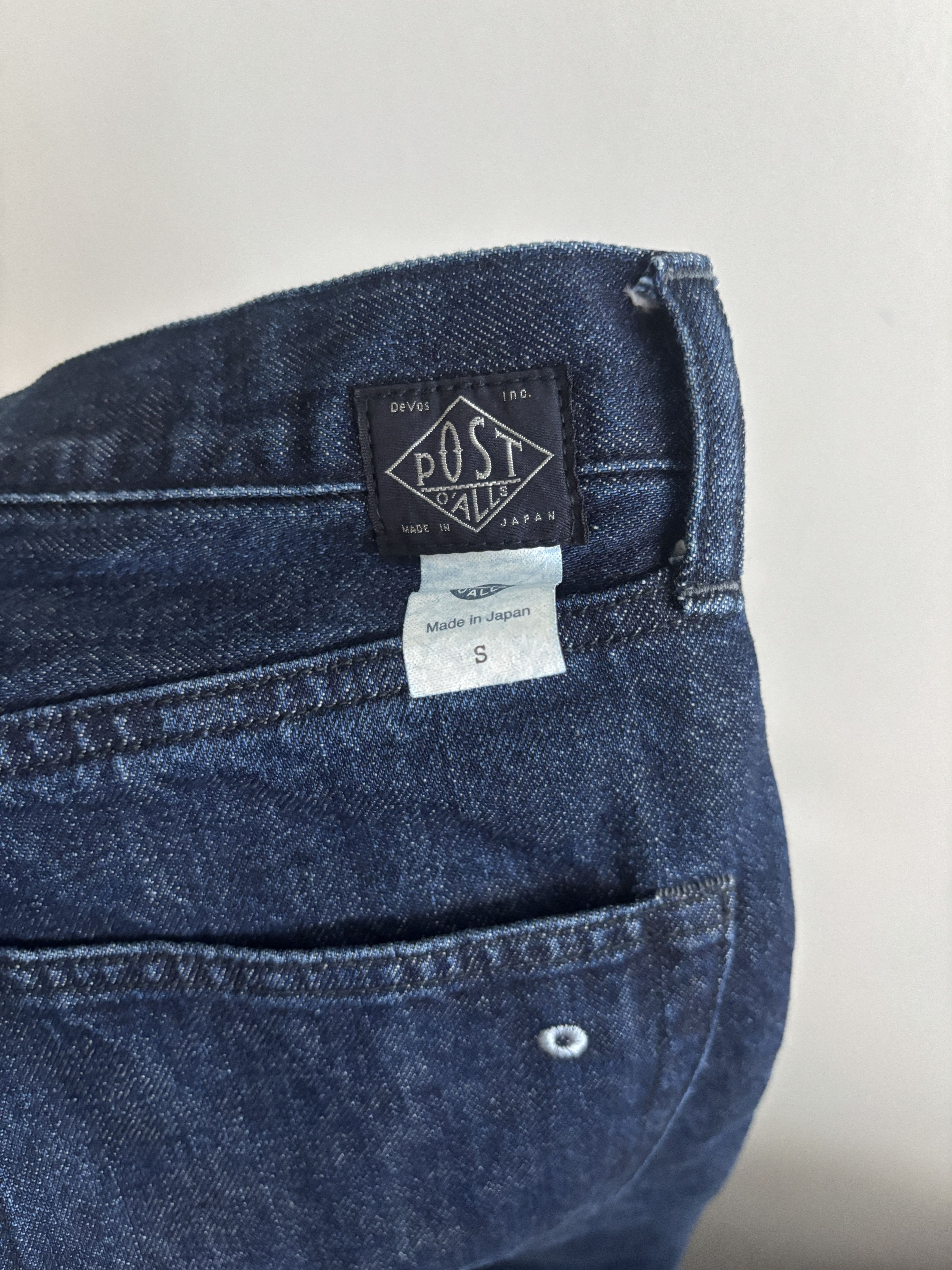 Post Overalls $350 Indigo Denim Pants/ Jeans- Small/ 28- 29x30 Size US 28 / EU 44 - 9 Thumbnail