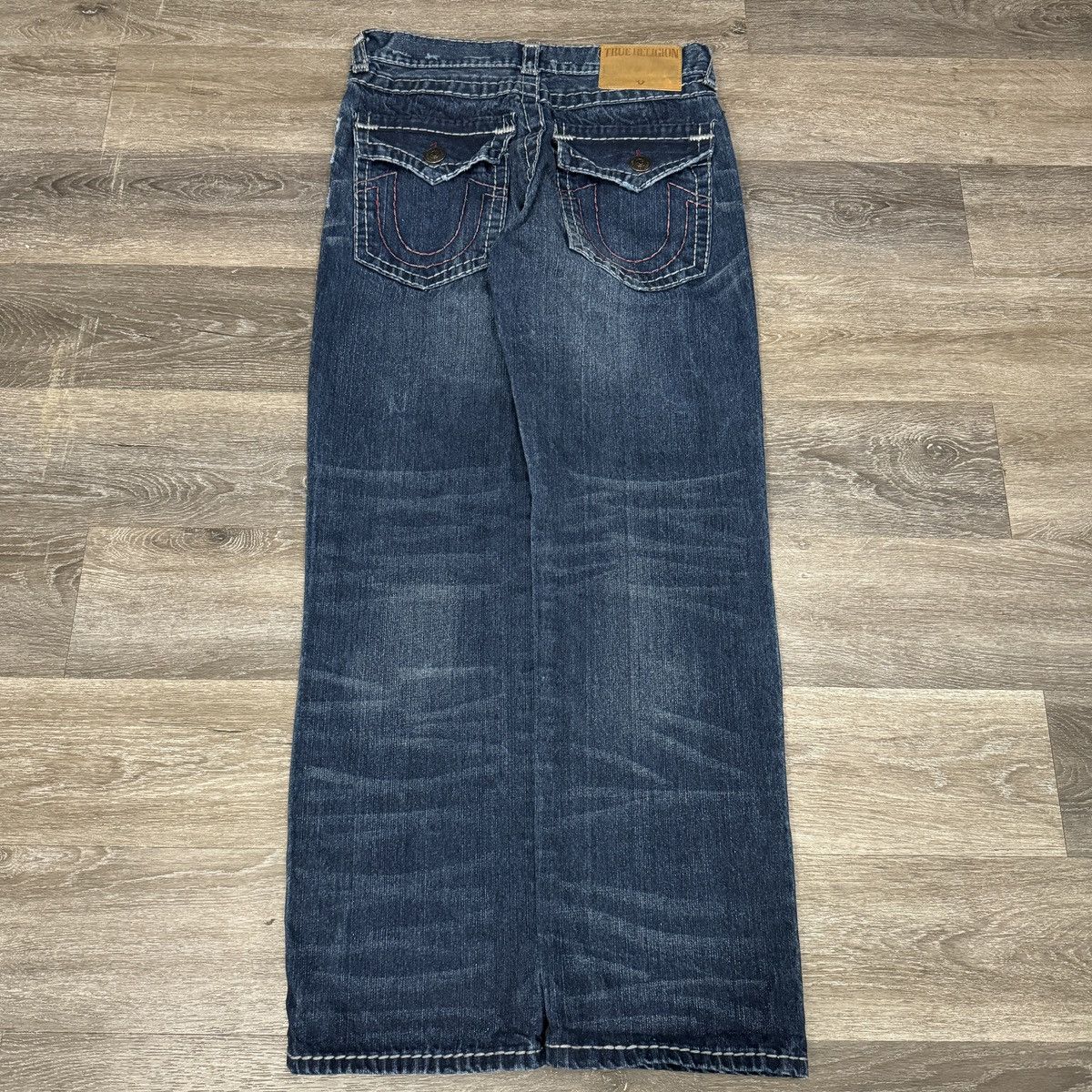 JNCO × True Religion × Vintage Vintage Y2K True Religion baggy wide leg distressed jeans Size US 34 / EU 50 - 1 Thumbnail