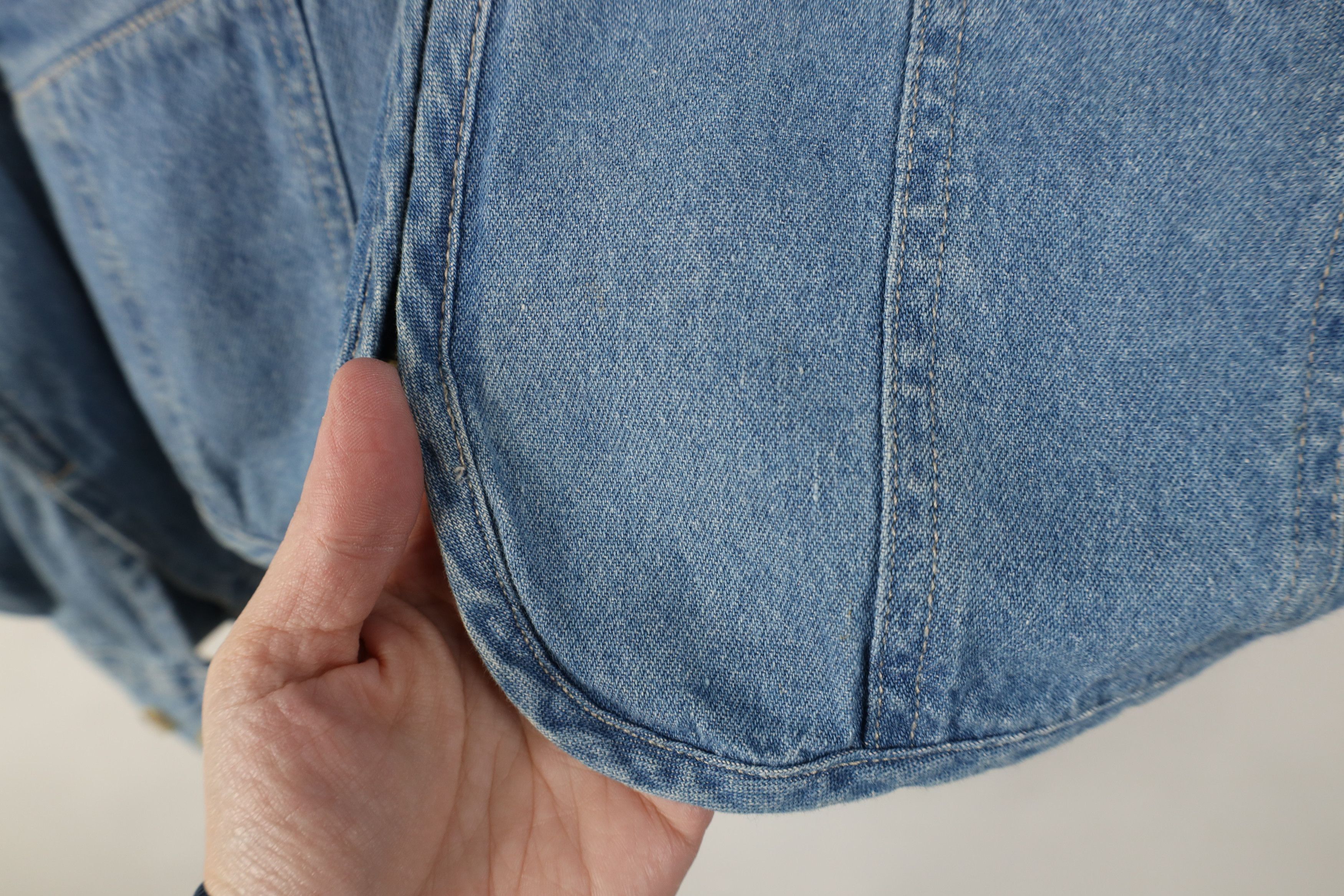 Vintage Vintage 90s Streetwear Babydoll Denim Trucker Jacket Blue Size M / US 6-8 / IT 42-44 - 6 Thumbnail