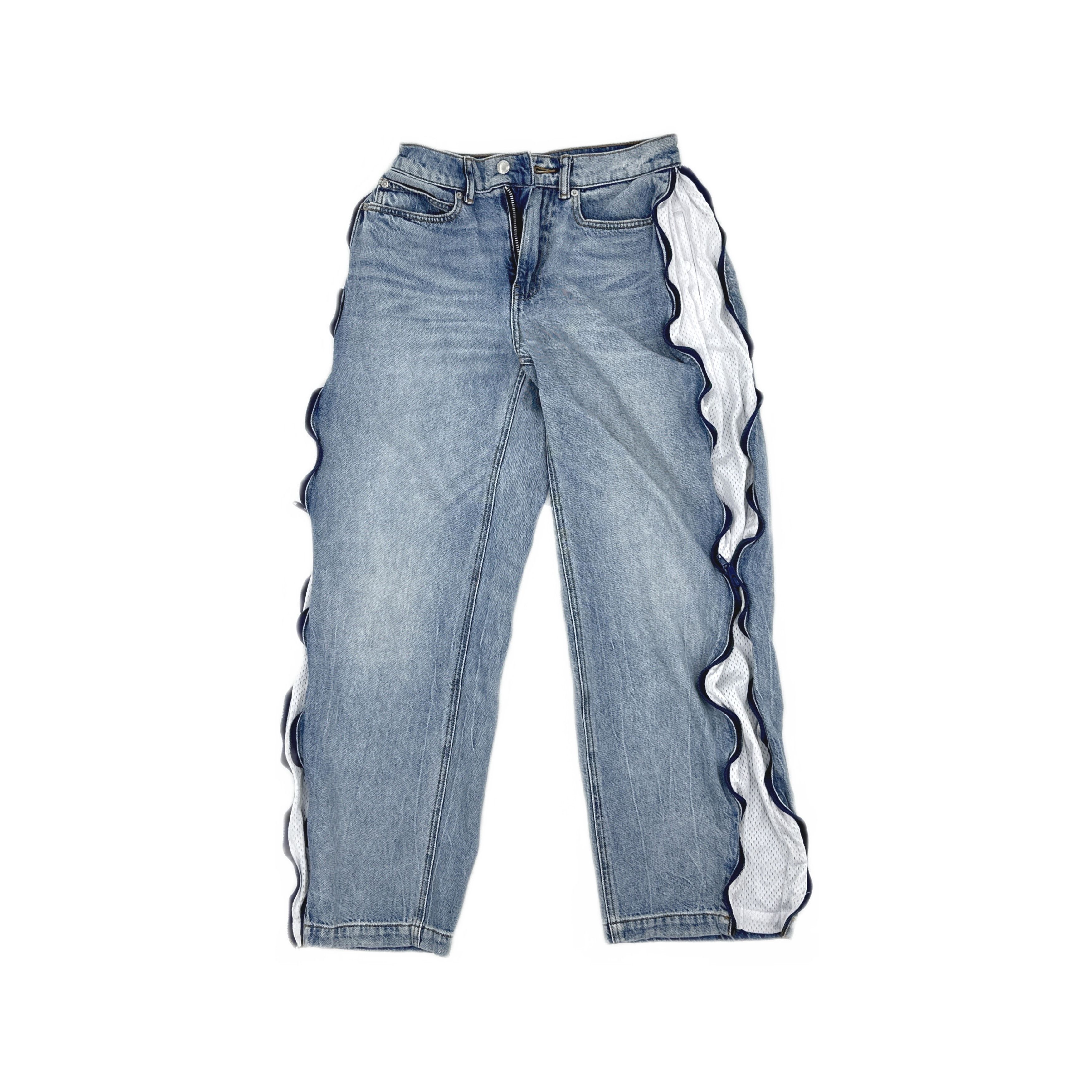Alexander Wang Alexander Wang Side-Zip Mesh Panel Jeans 23 Size 23" - 1 Thumbnail