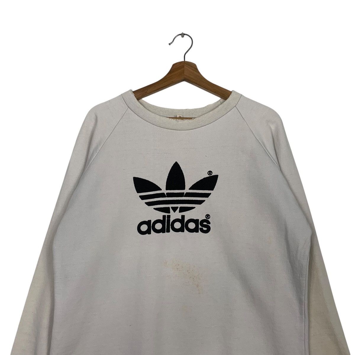 Adidas Vintage Adidas Big Logo Sweatshirt Size M / US 6-8 / IT 42-44 - 2 Thumbnail