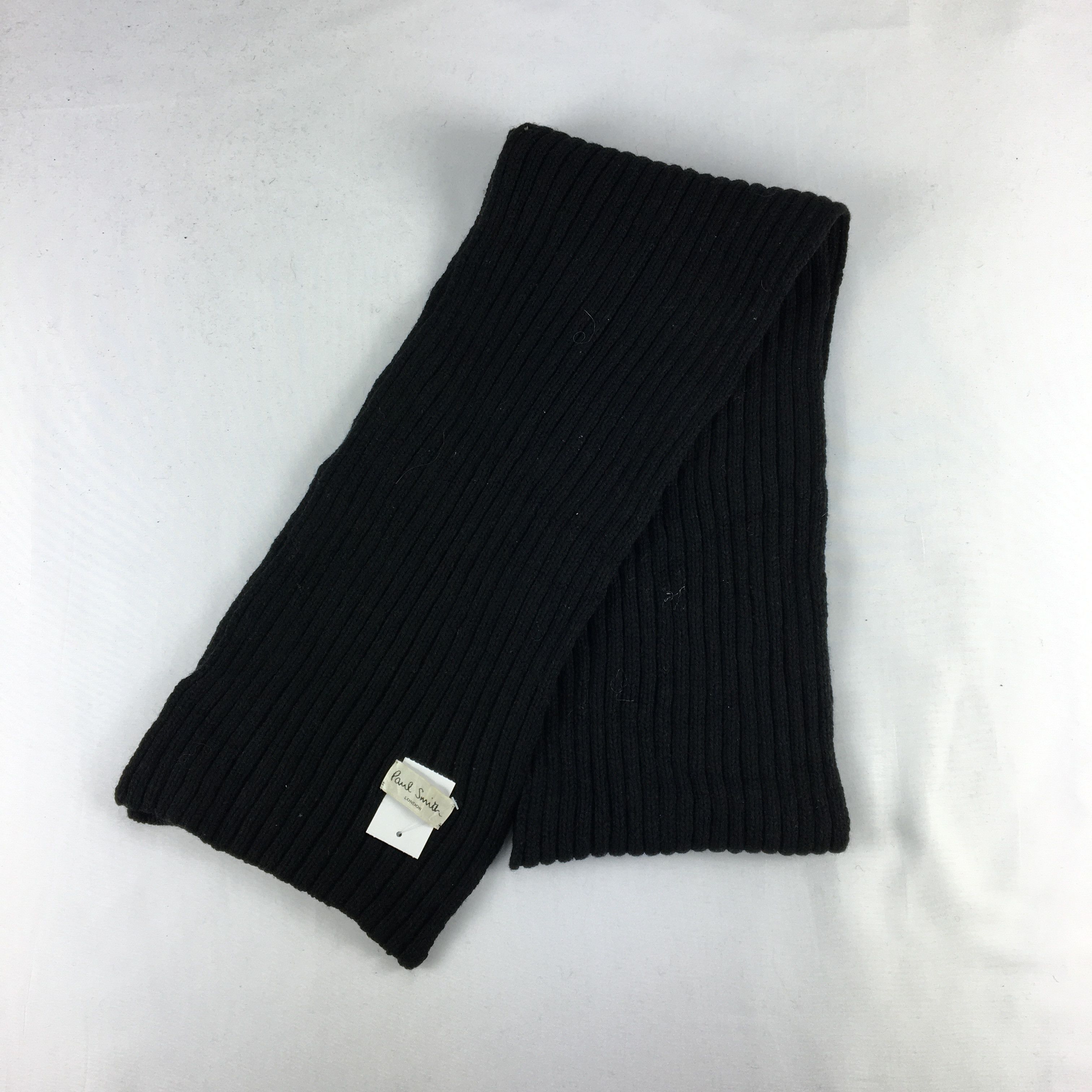 Paul Smith Vintage Paul Smith Scarf Muffler Ribbed Knit Wool Scarves Size ONE SIZE - 3 Thumbnail