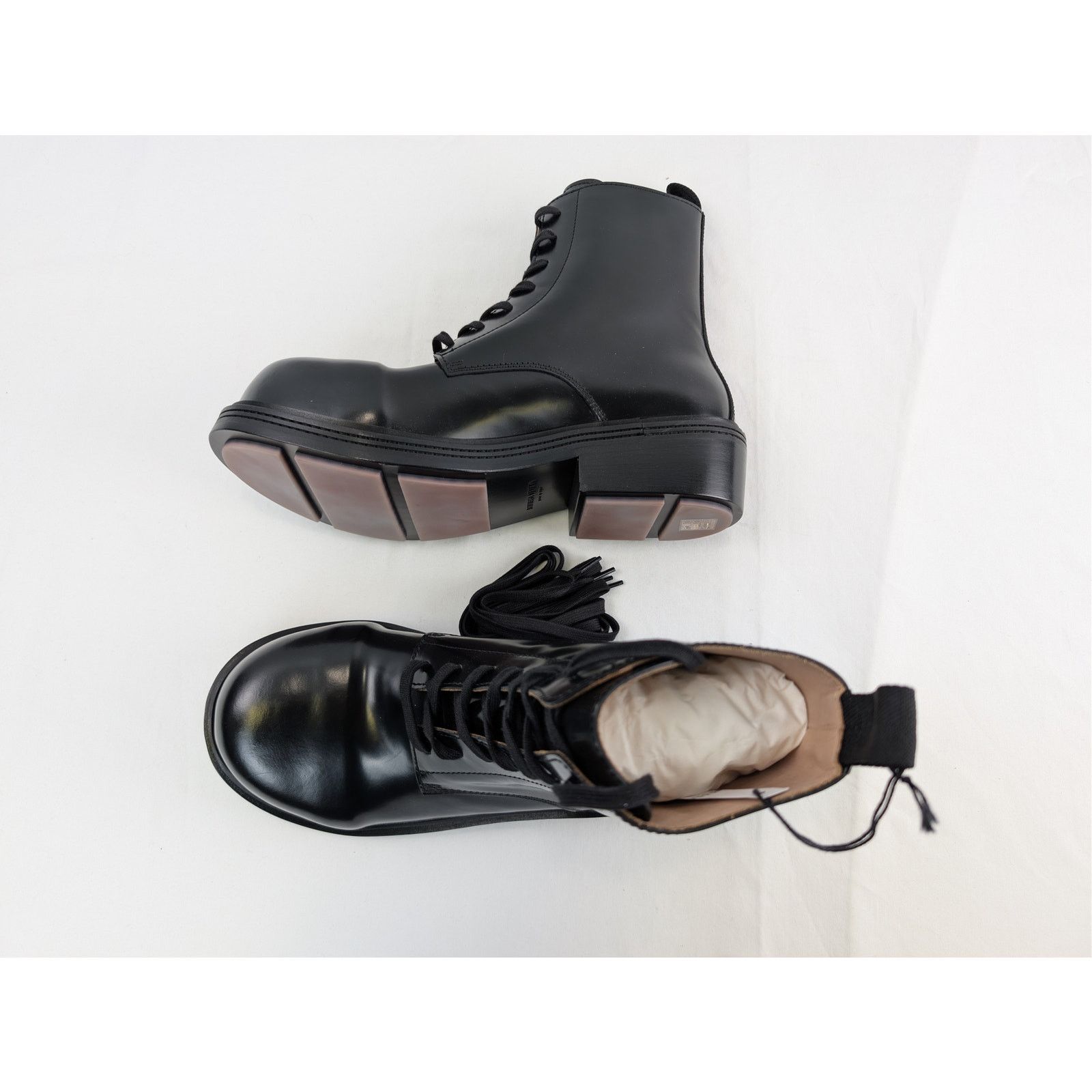 Bottega Veneta o1rshd1 Fireman Ankle Boots in Black Size US 10.5 / EU 43-44 - 1 Thumbnail