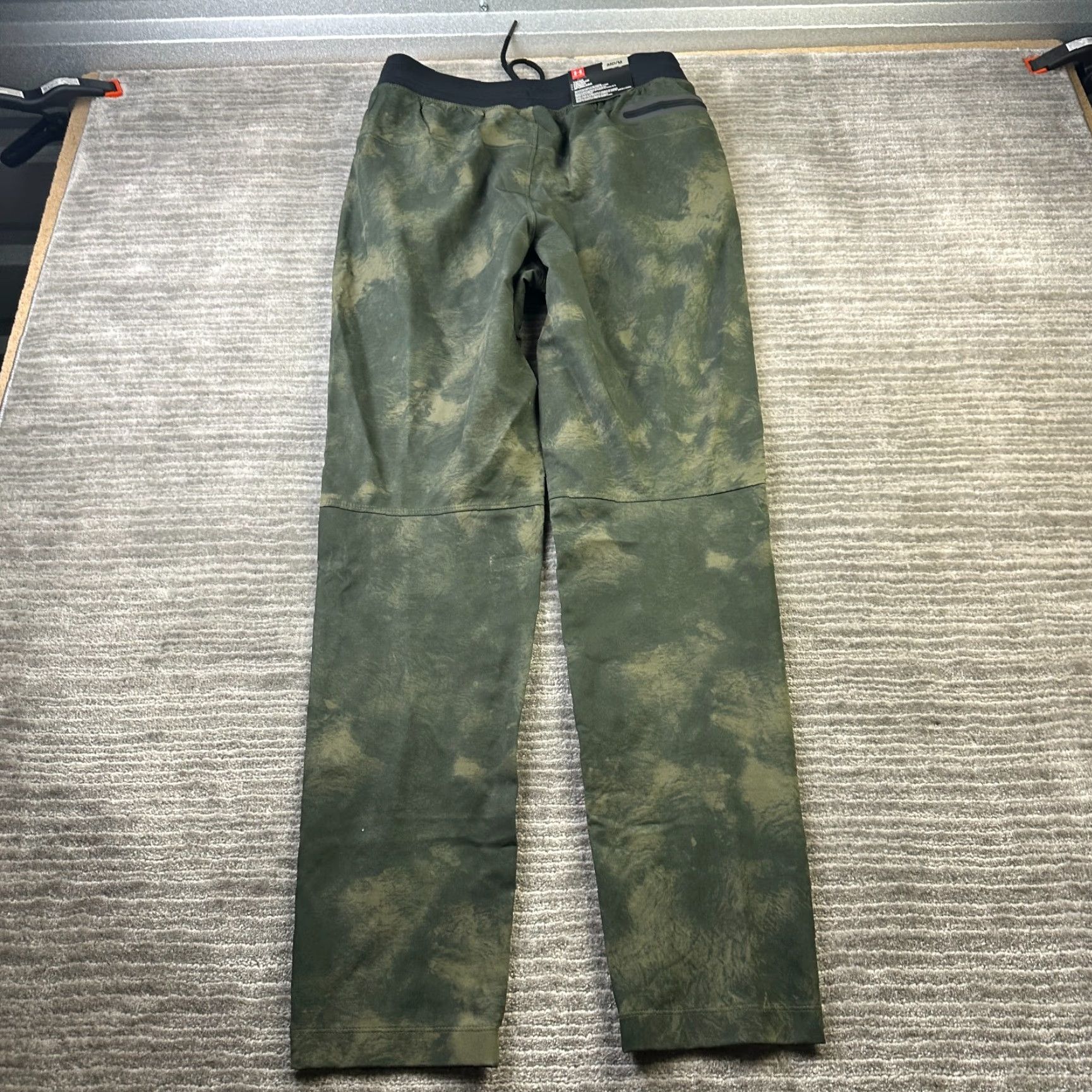 Under Armour Under Armour Pants Mens Medium Green Printed Elite Tapered Sportstyle Size US 31 - 2 Thumbnail