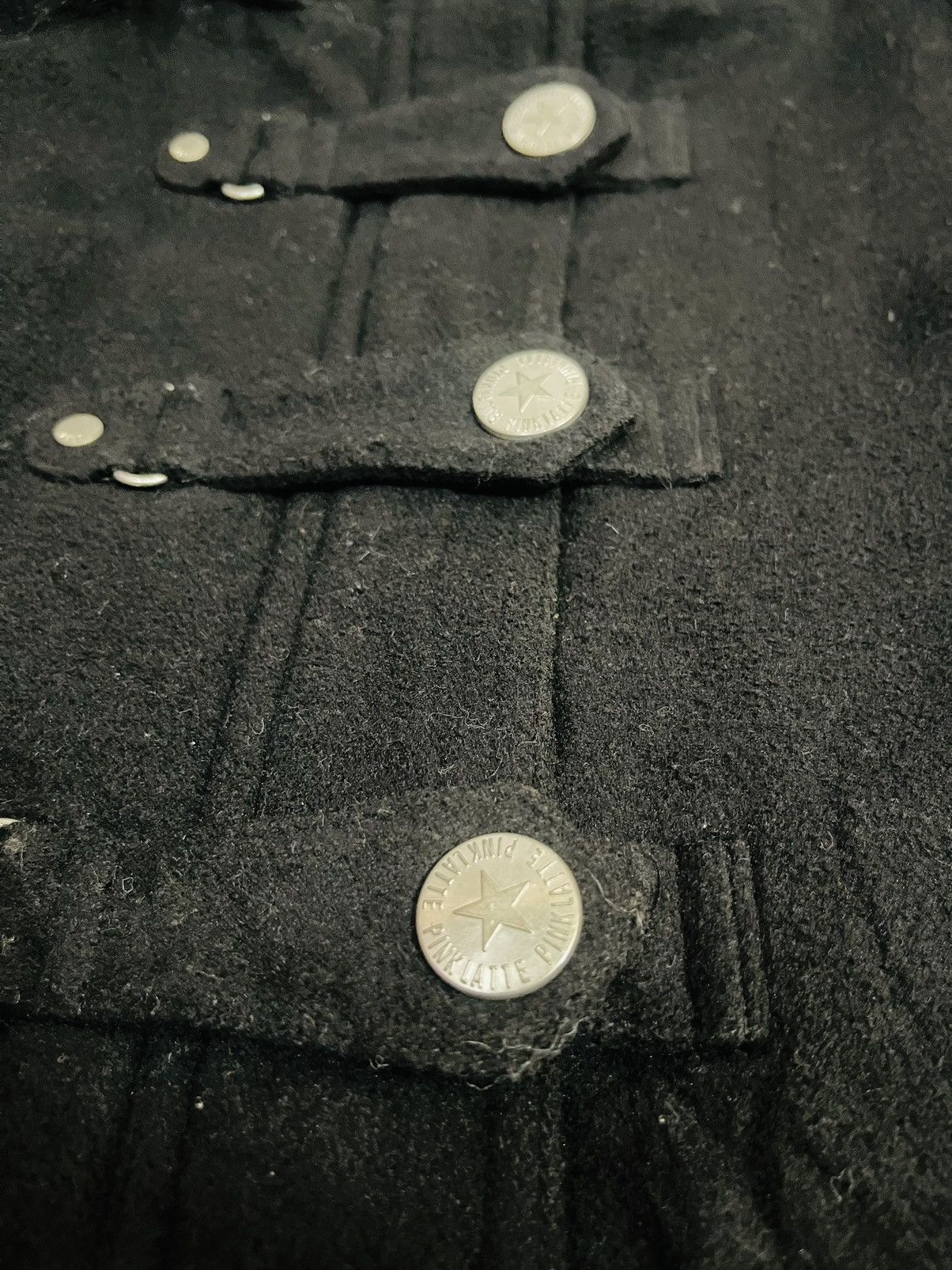 Japanese Brand × KMRii × Yasuyuki Ishii Pink Latte Design Punk Bondage Wool Jacket (06) Size M / US 6-8 / IT 42-44 - 14 Thumbnail