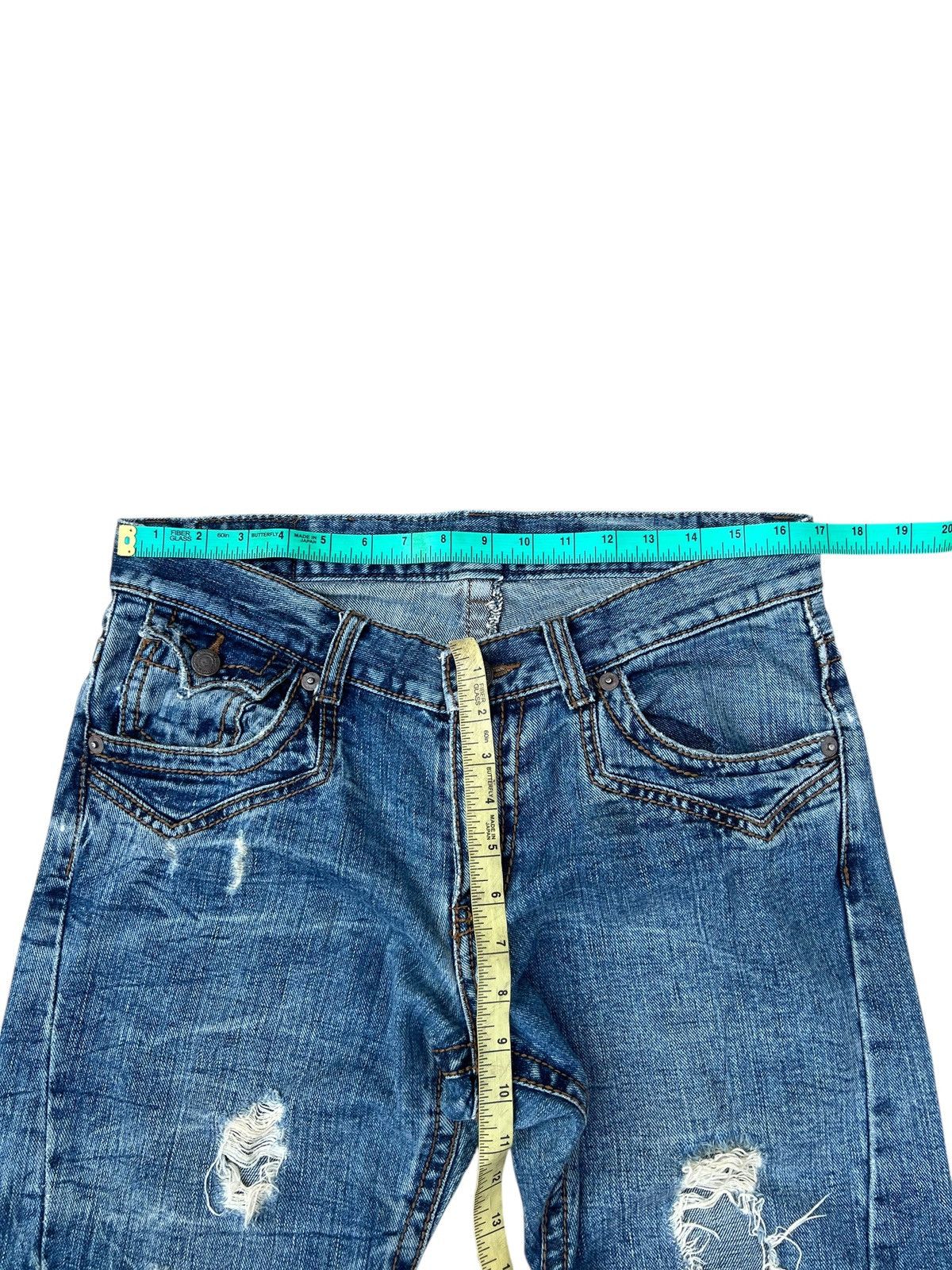 semanticdesign Rattle Trap Made in Japan Tartan Patchwork Denim Jeans Size US 32 / EU 48 - 4 Thumbnail