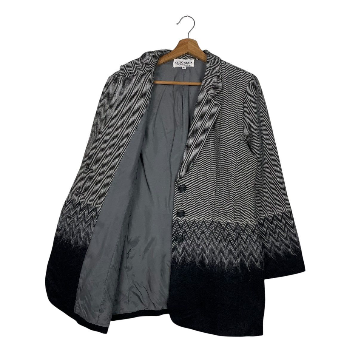 Japanese Brand Nice Design Keizo Ayata Herringbone Women Jacket Size M / US 6-8 / IT 42-44 - 8 Thumbnail