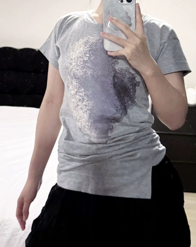 Vivienne Westwood Grey Saturn T-shirt with love