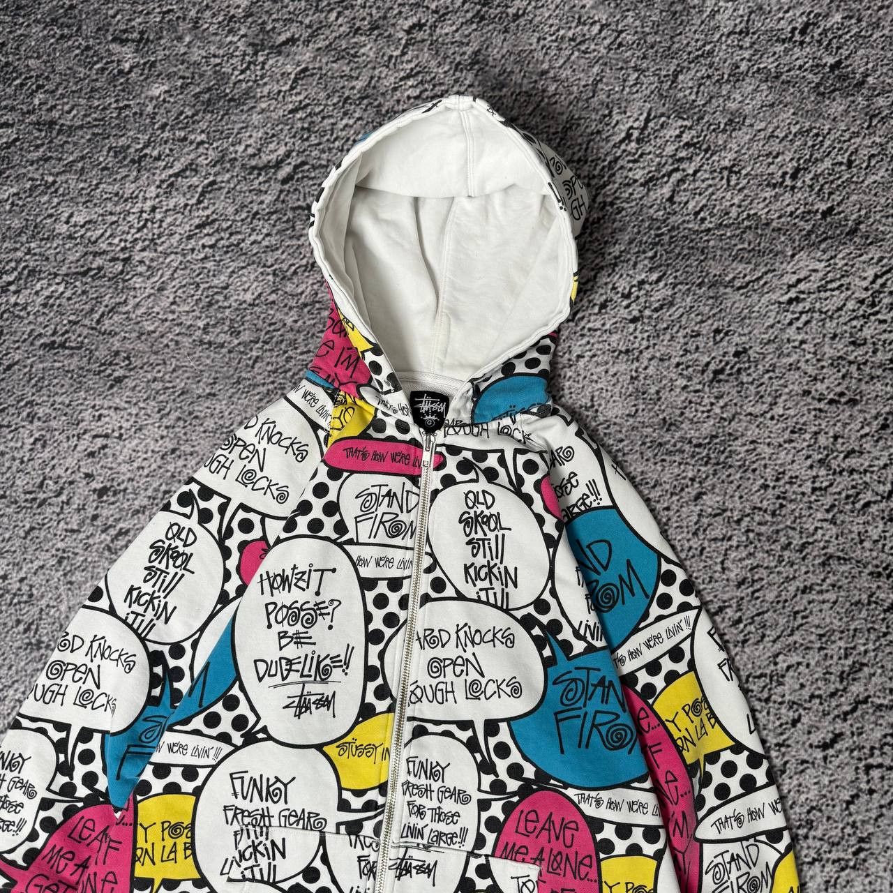 Stussy Very rare Vintage Zip-Hoodie Stussy Size US L / EU 52-54 / 3 - 2 Thumbnail