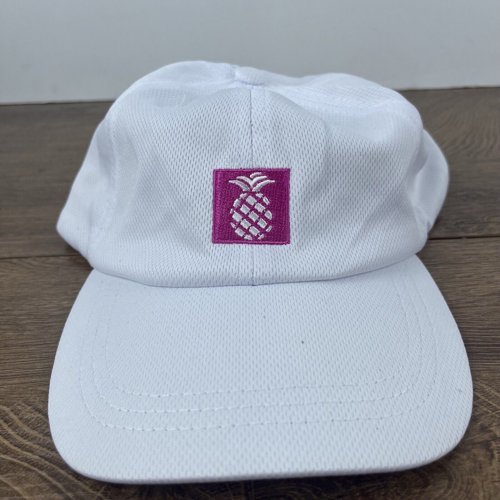 Other Pineapple Hat White Hat Adjustable Adult Fit Hat White Cap P Size ONE SIZE - 3 Thumbnail