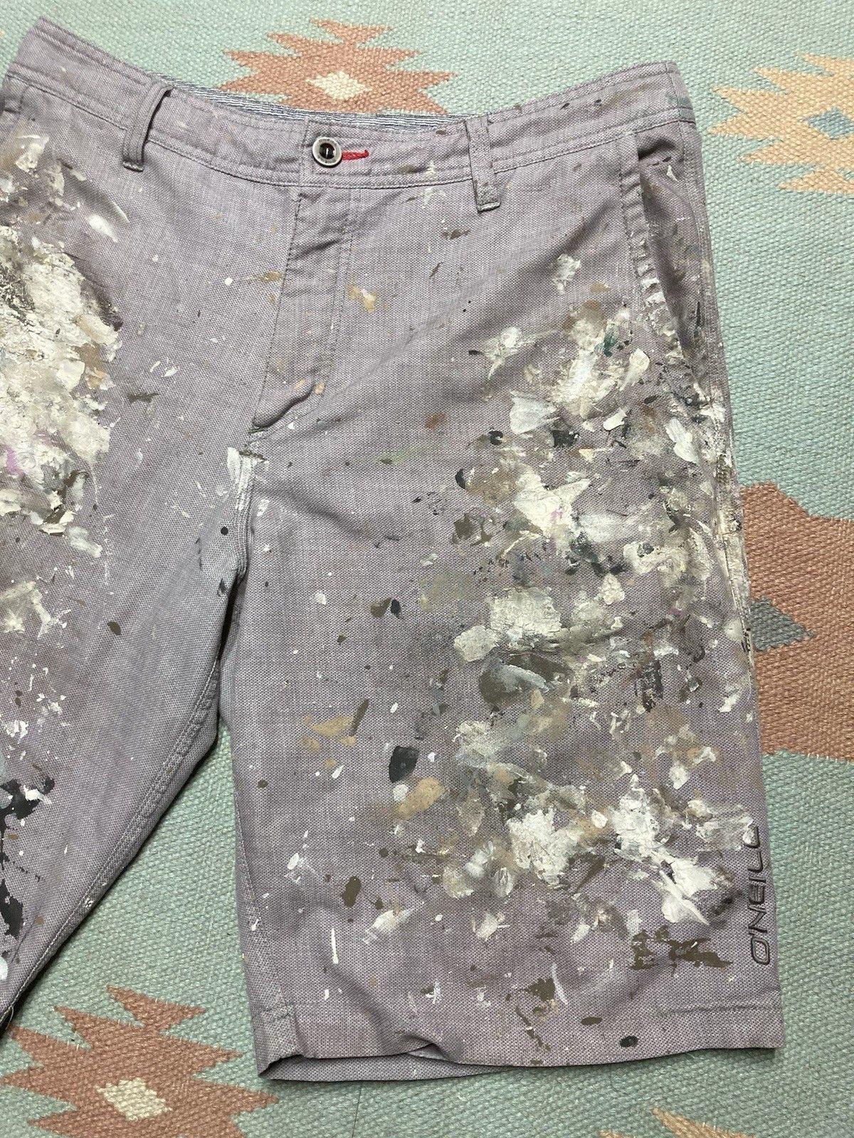 O'Neill O’Neill lightweight shorts paint splatter surf skate mens 32 Size US 32 / EU 48 - 3 Thumbnail