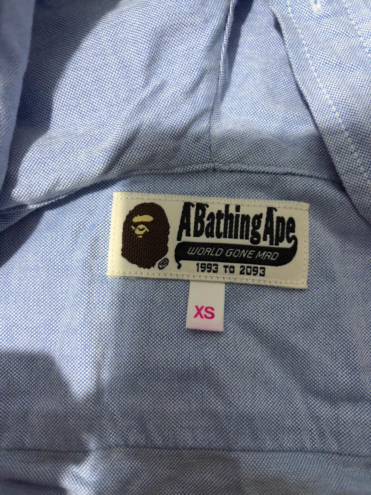 Bape Bape Shark Head Hooded Shirt Size US XS / EU 42 / 0 - 4 Thumbnail