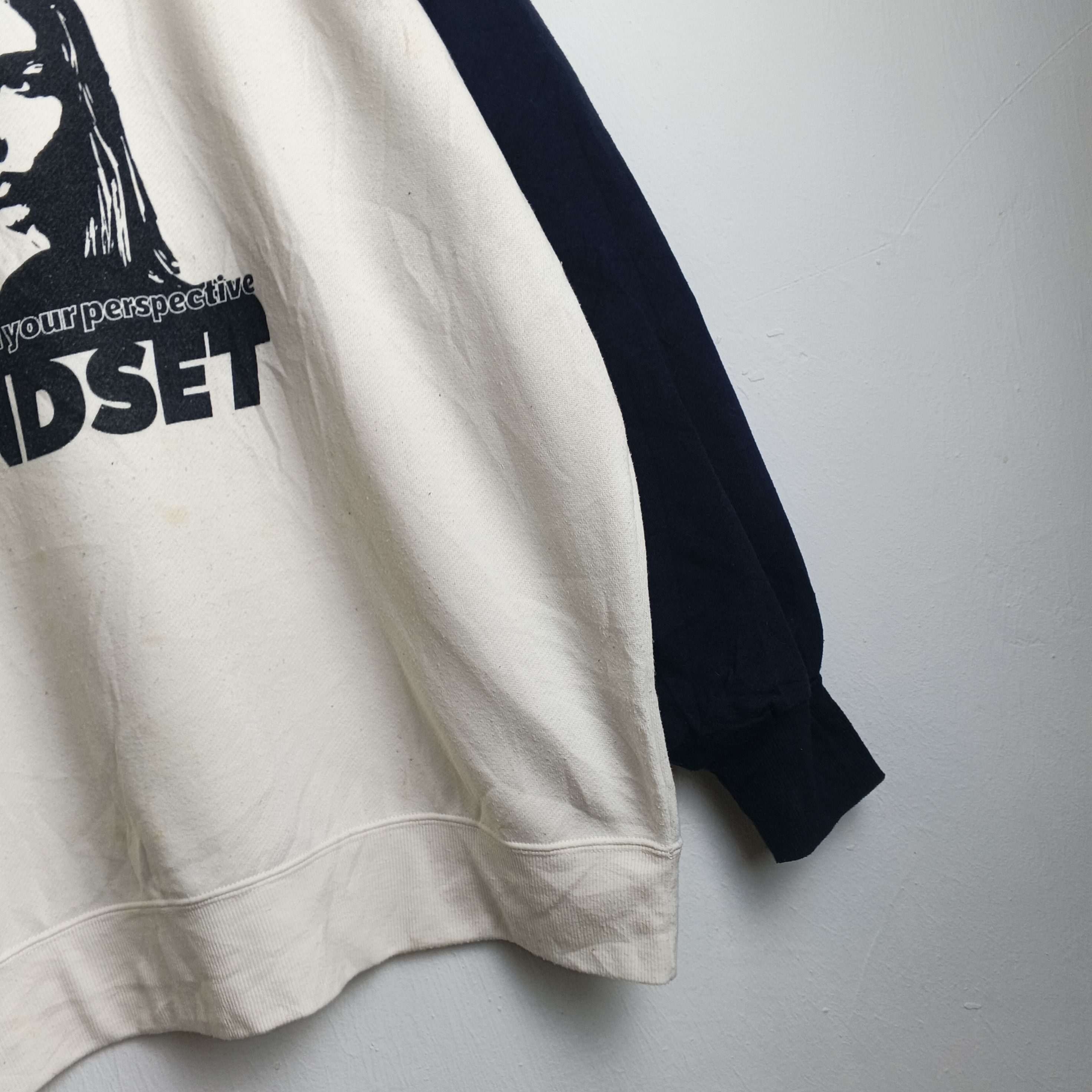Hysteric Glamour Vintage Y2K Hysteric Glamour "Depends On Mindset" Sweatshirt Size US XL / EU 56 / 4 - 4 Thumbnail