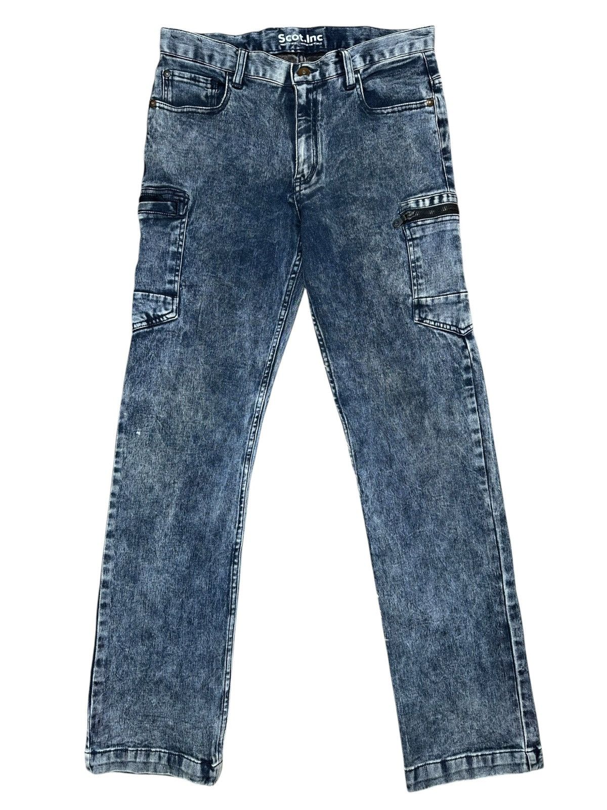 Japanese Brand Scot.inc Denim Cargo Size US 32 / EU 48 - 2 Thumbnail