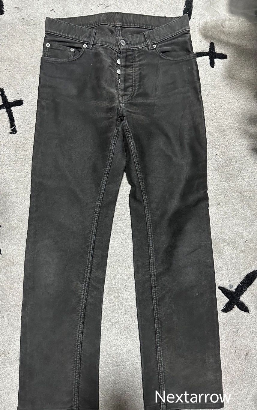 Helmut Lang Helmut Lang Black Beef Solid Beef Self made Je2412-Nextarrow Size US 30 / EU 46 - 1 Thumbnail