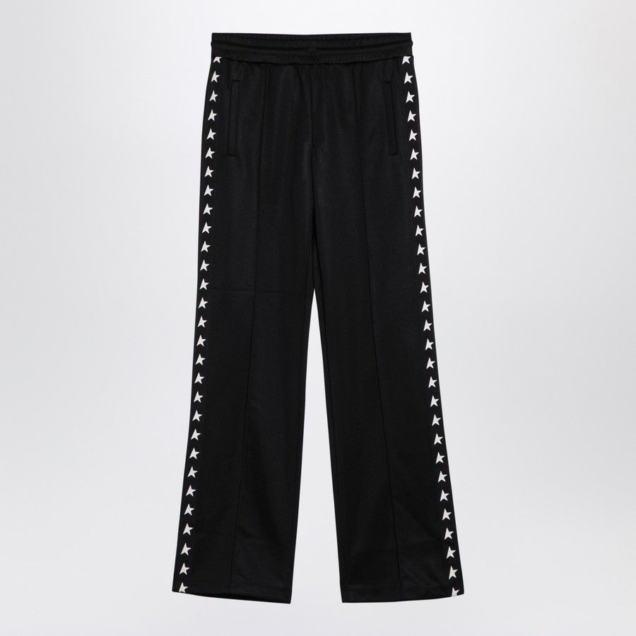 Golden Goose o1d2blof0824 Jogging Trousers With Stars in Black Size 27" / US 4 / IT 40 - 1 Thumbnail