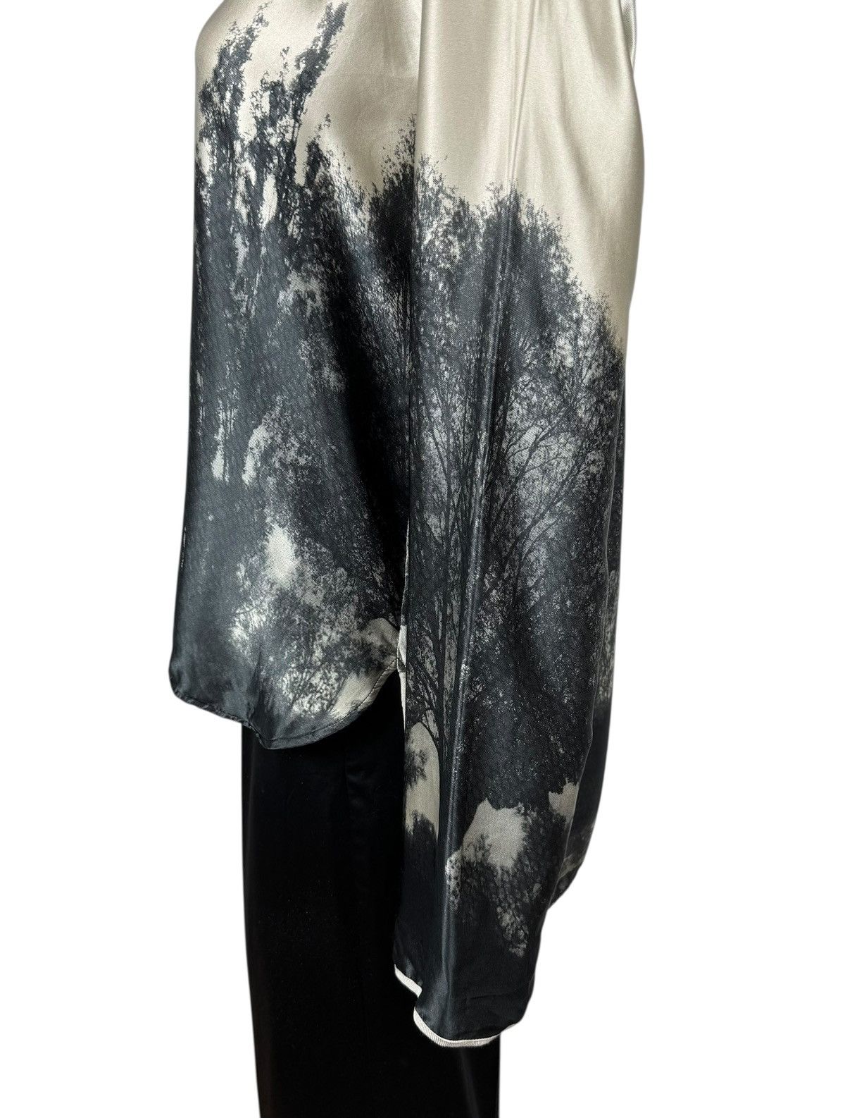 Stella McCartney Stella McCartney Silk Blouse Tree Printed Longsleeve size M Size M / US 6-8 / IT 42-44 - 6 Thumbnail