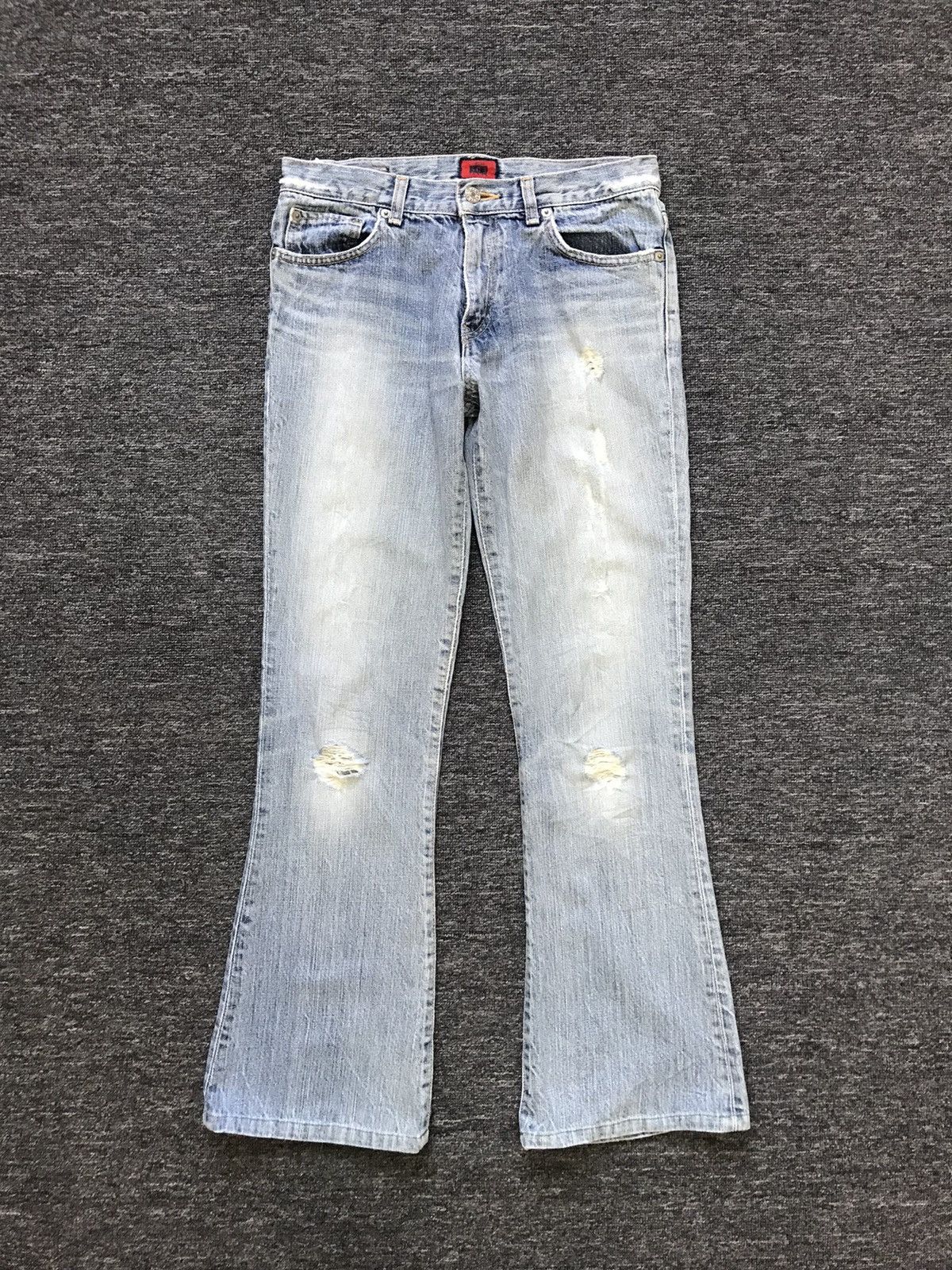 image of Edwin 503 Women Bootcut Jeans in Blue (Size 28)