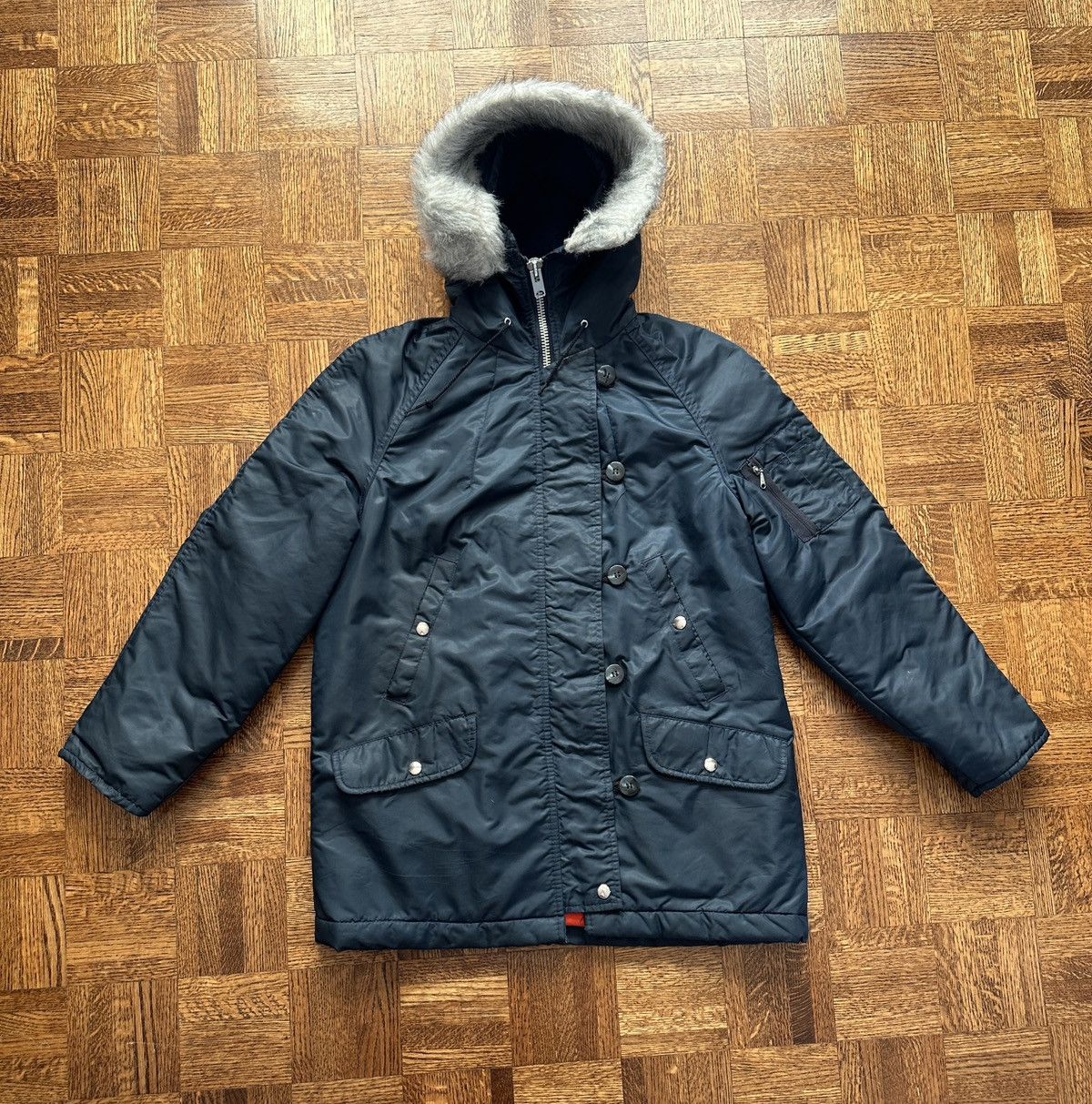Japanese Brand Vintage 70s Sears JR Bazaar Faux Fur Parka Coat Size M / US 6-8 / IT 42-44 - 1 Thumbnail