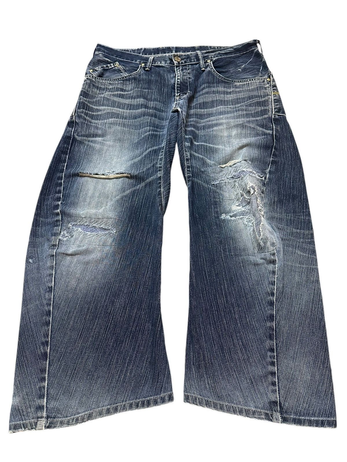 Other Edwin Exclusive Vintage Function Distressed Baggy Jeans Size US 36 / EU 52 - 1 Thumbnail