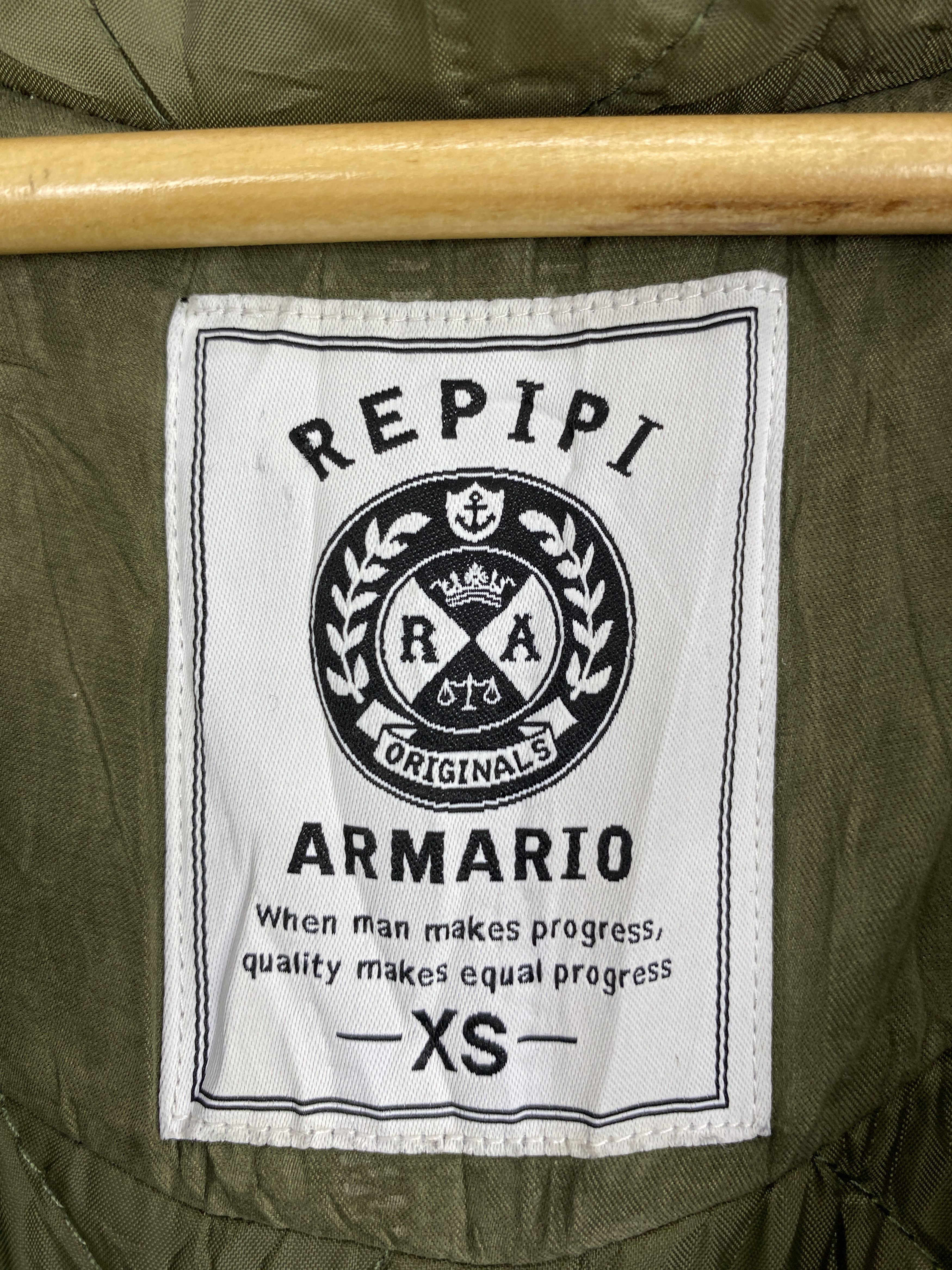 Japanese Brand × Vintage Vintage Repipi Armario Military Style Parka Jacket Size US XS / EU 42 / 0 - 5 Thumbnail