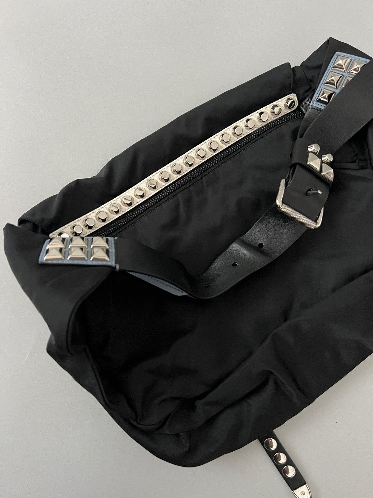 Prada Prada Nylon Vela Studded Belt Bag Size ONE SIZE - 7 Thumbnail