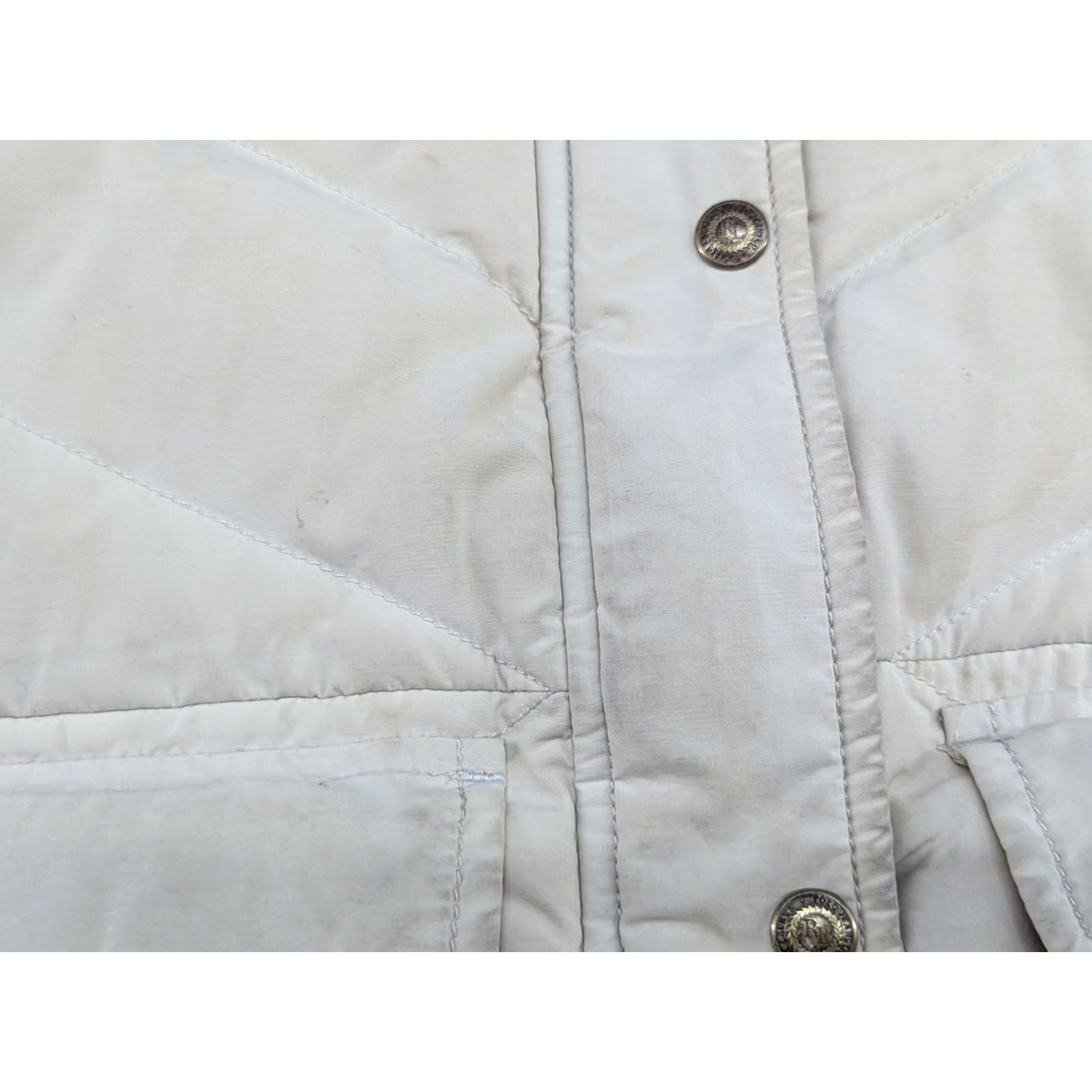 Vintage VINTAGE Polo Jeans Company Womens Goose Down Vest Size S Creamy White Gilet Vest Womens Goose Down Polo Jeans Company S White Down VEST Size 28" / US 6 / IT 42 - 7 Thumbnail