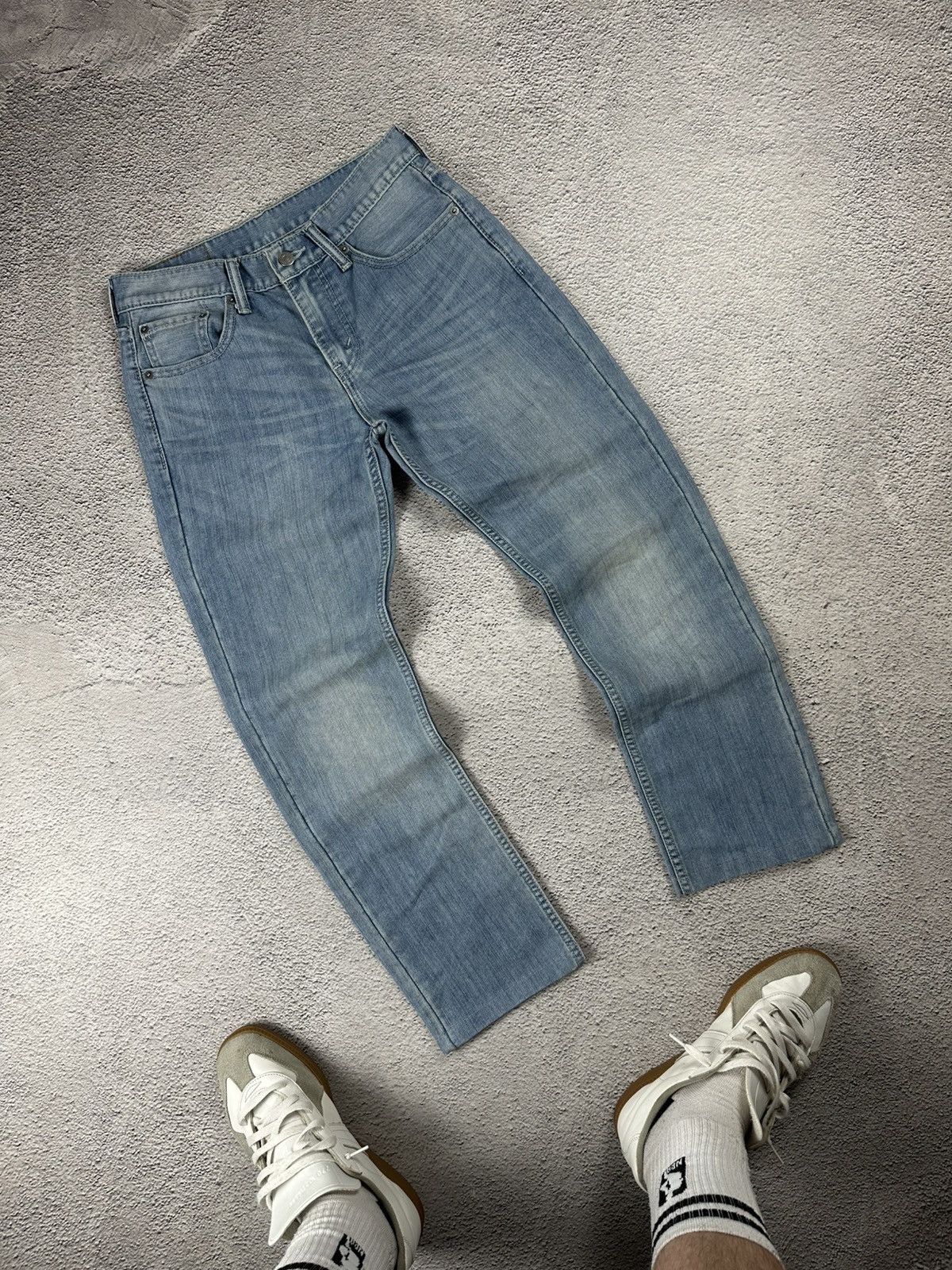 Levi's Vintage Clothing Vintage Levi’s 511 Denim Blue Jeans Baggy Old Money Style Size US 29 - 2 Thumbnail