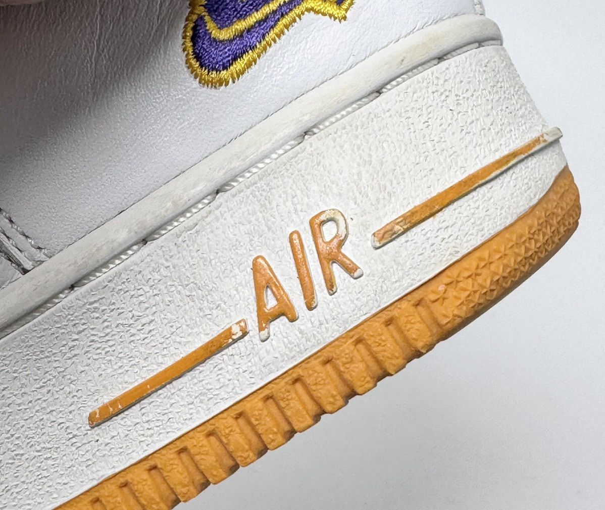 Nike × Vintage Vintage 2002 Nike Air Force 1 Low Lakers size 8.5 Size US 11 / EU 44 - 20 Thumbnail