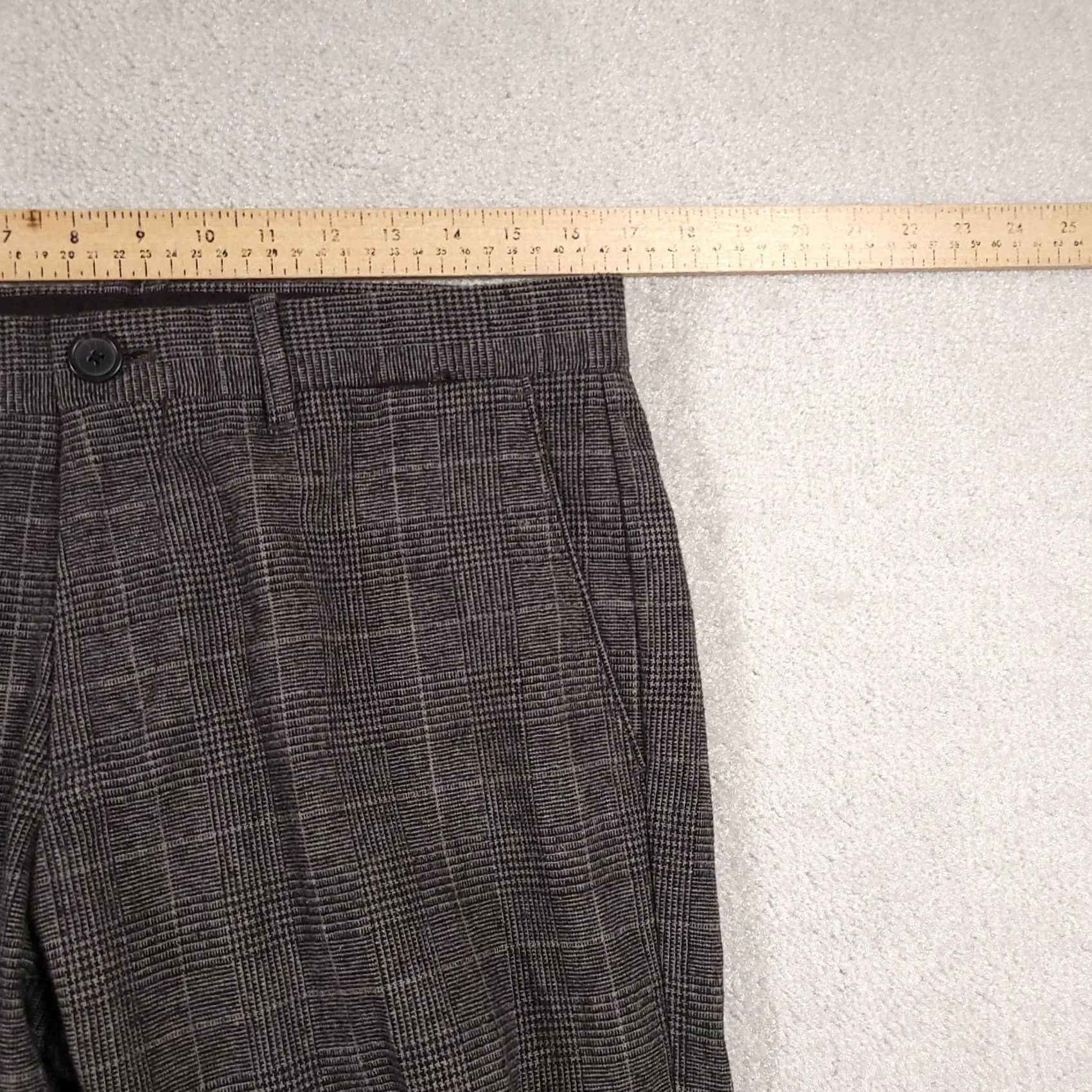 Vintage Penguin Munsingwear Plaid Wool Blend Dress Pants Mens 32 Gray Straight 33X31.5 Inseam 32 Size US 32 / EU 48 - 6 Thumbnail