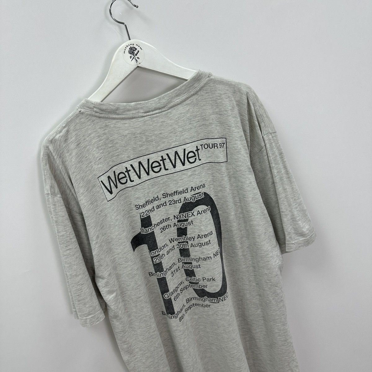 Band Tees Vintage 90s Wet Wet 1997 World tour tee y2k distressed hype Size US XL / EU 56 / 4 - 2 Thumbnail