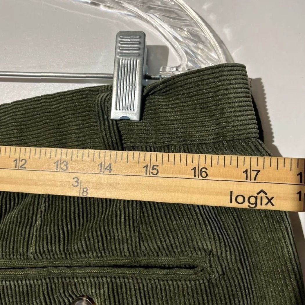 Peter Millar Peter Millar NANOLUXE Green Corduroy Chino Pants Men 36x32 Casual Regular Size Green Chino Mens 90s? Size US 36 / EU 52 - 5 Thumbnail