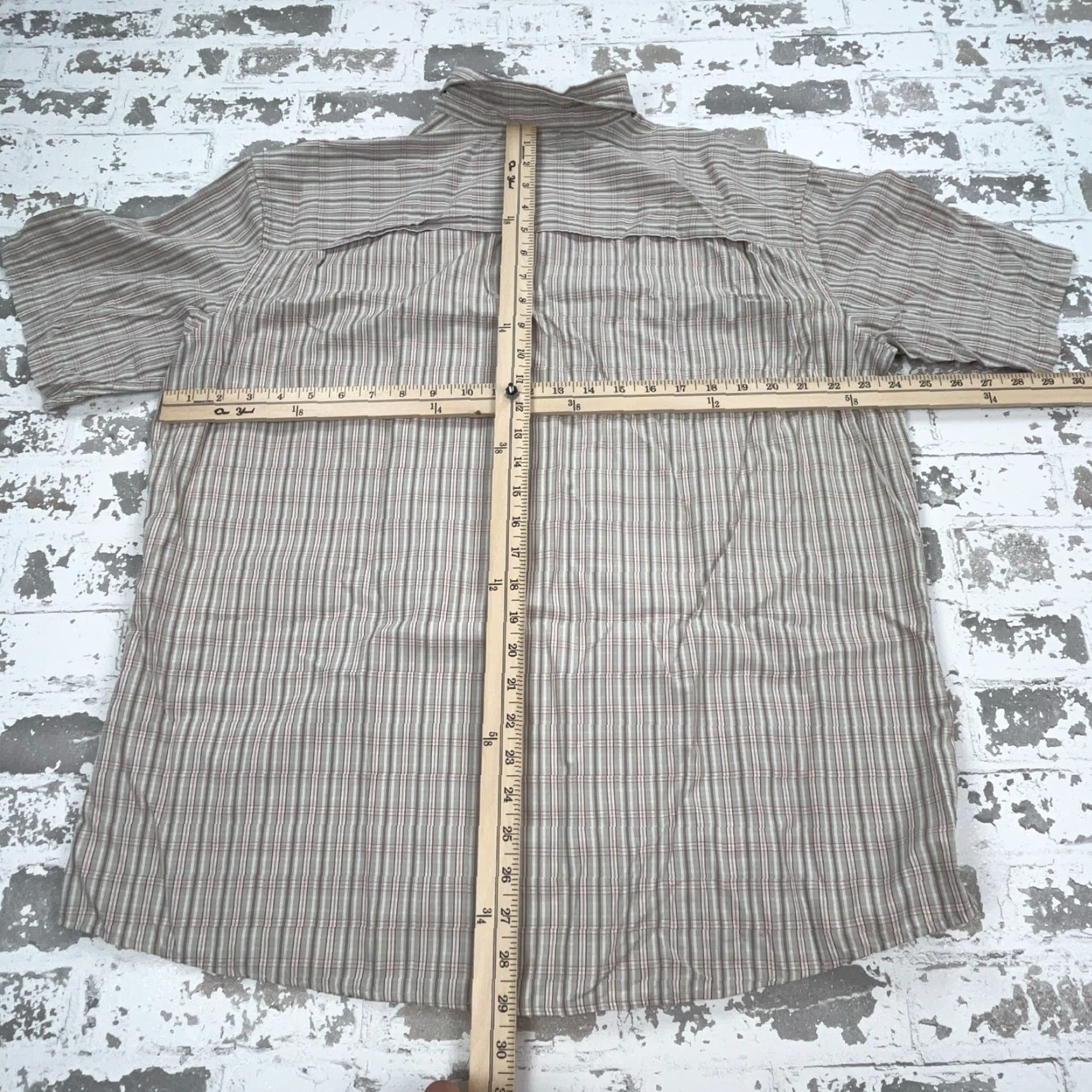 Eddie Bauer Eddie Bauer Shirt Men XL Tan Plaid Button Up Camp Outdoors Performance Vented Size US XL / EU 56 / 4 - 7 Thumbnail