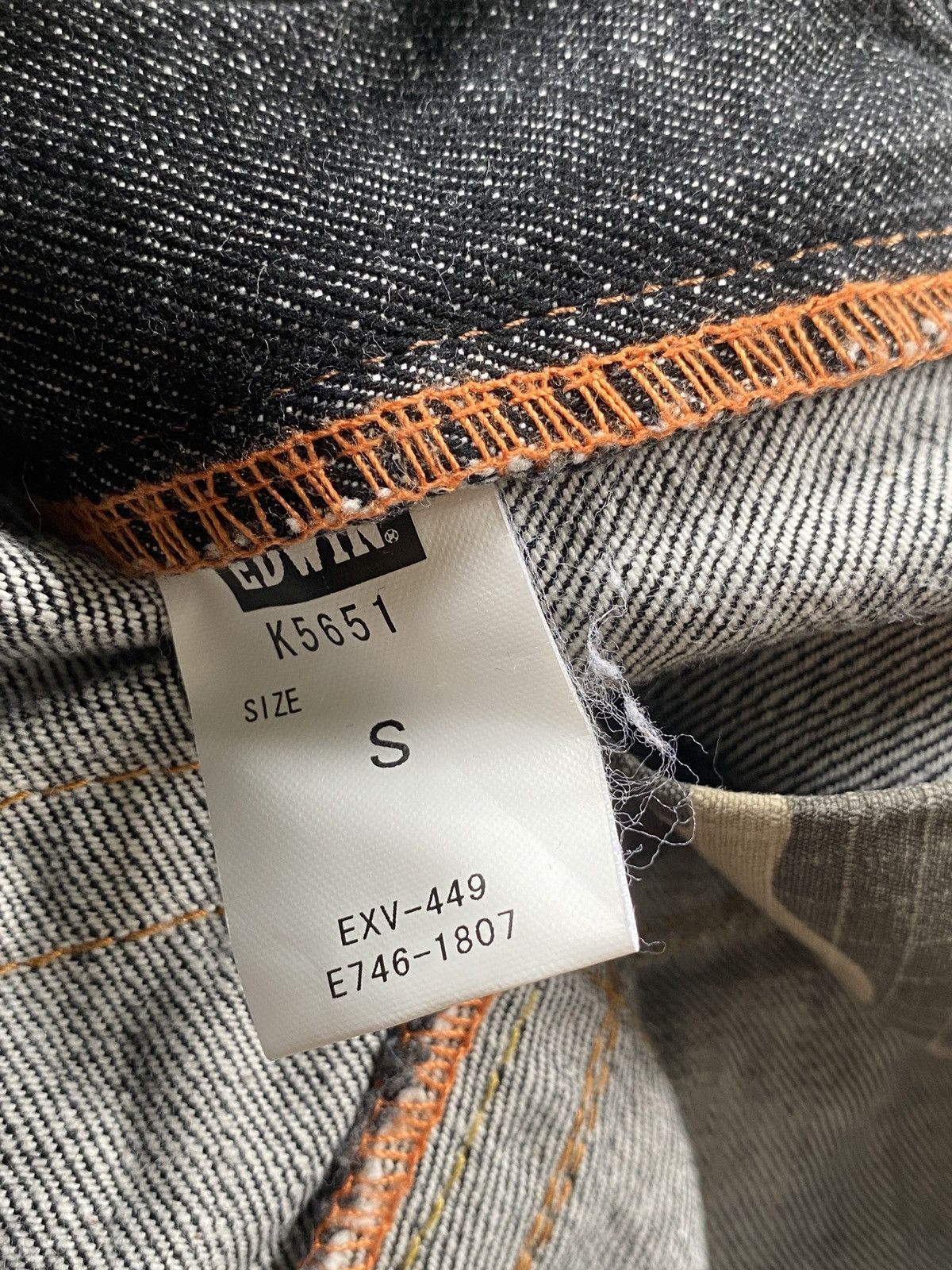 Edwin RARE💥 Stonewash vintage Edwin 505 Bushpant jeans BOOTCUT Size US 29 - 21 Thumbnail